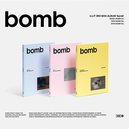 bomb [3形態セット][CD] - ILLIT - UNIVERSAL MUSIC JAPAN