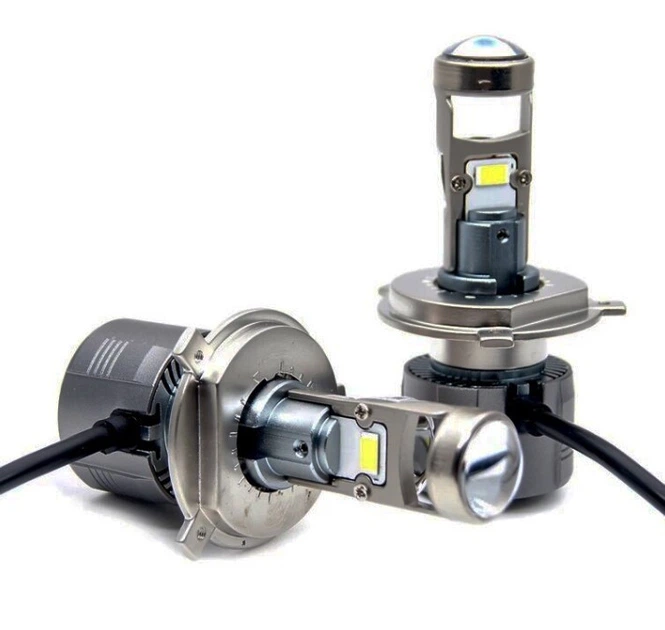 Mini линза LED. Светодиодные Мини линзы H4 модель G01 5700K 38W