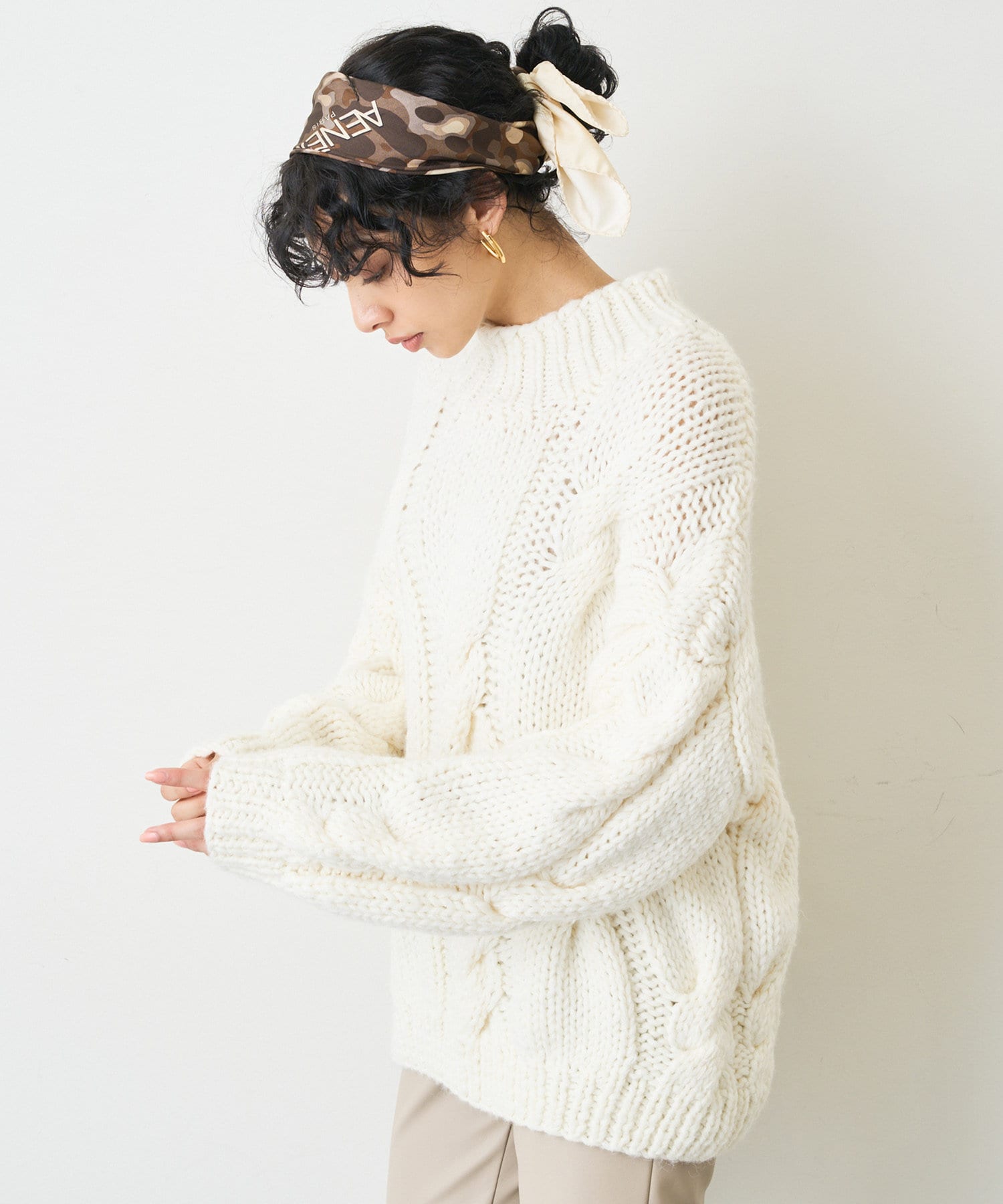 ハンドケーブルプルオーバー | Whim Gazette(ウィム ガゼット