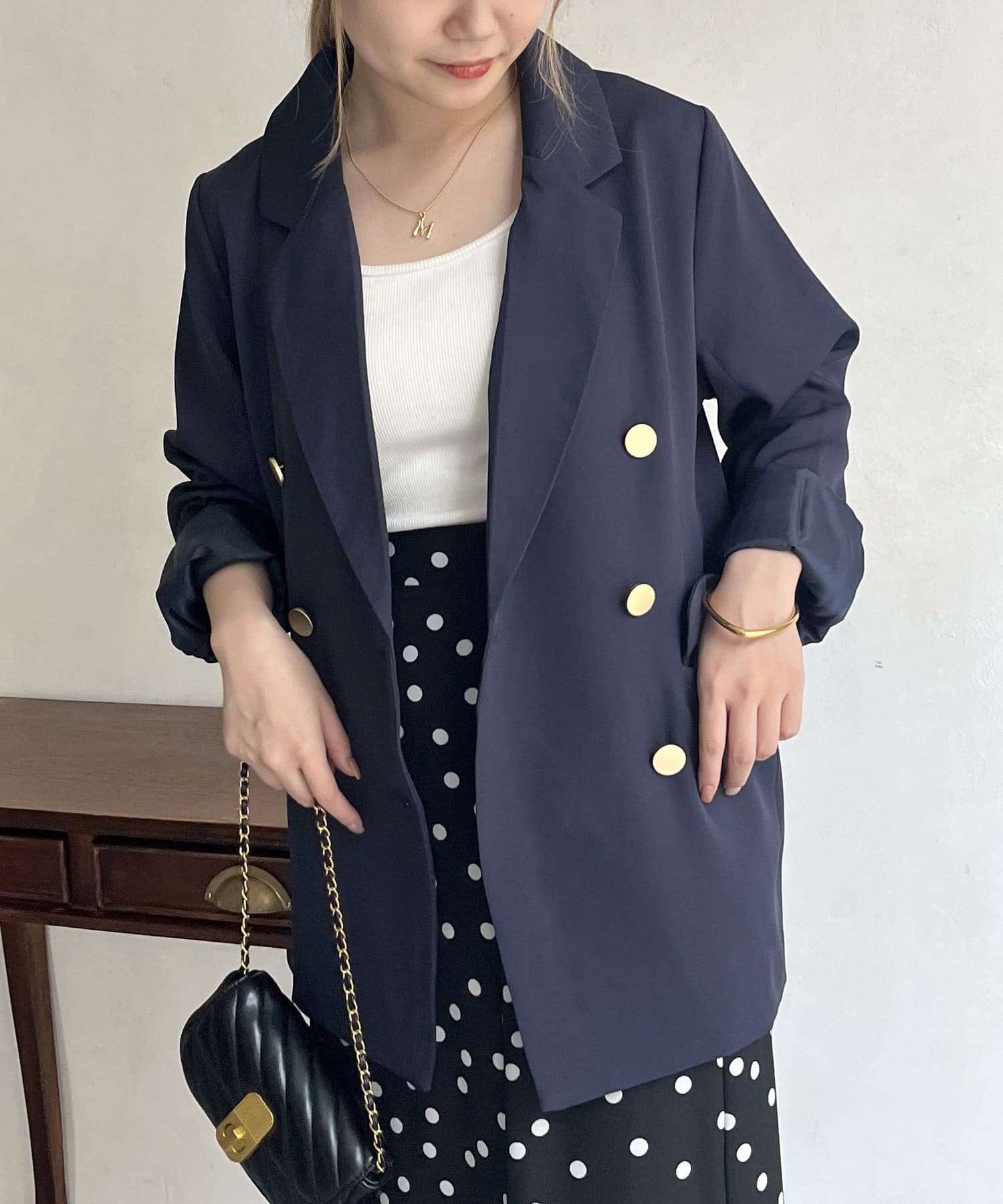 金ボタンWオーバーサイズジャケット | prose verse(プロズヴェール