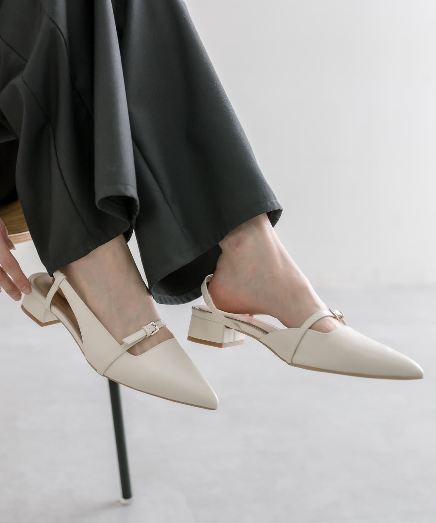 2024SS/3色展開】ポインテッドトゥパンプス | mystic(ミスティック