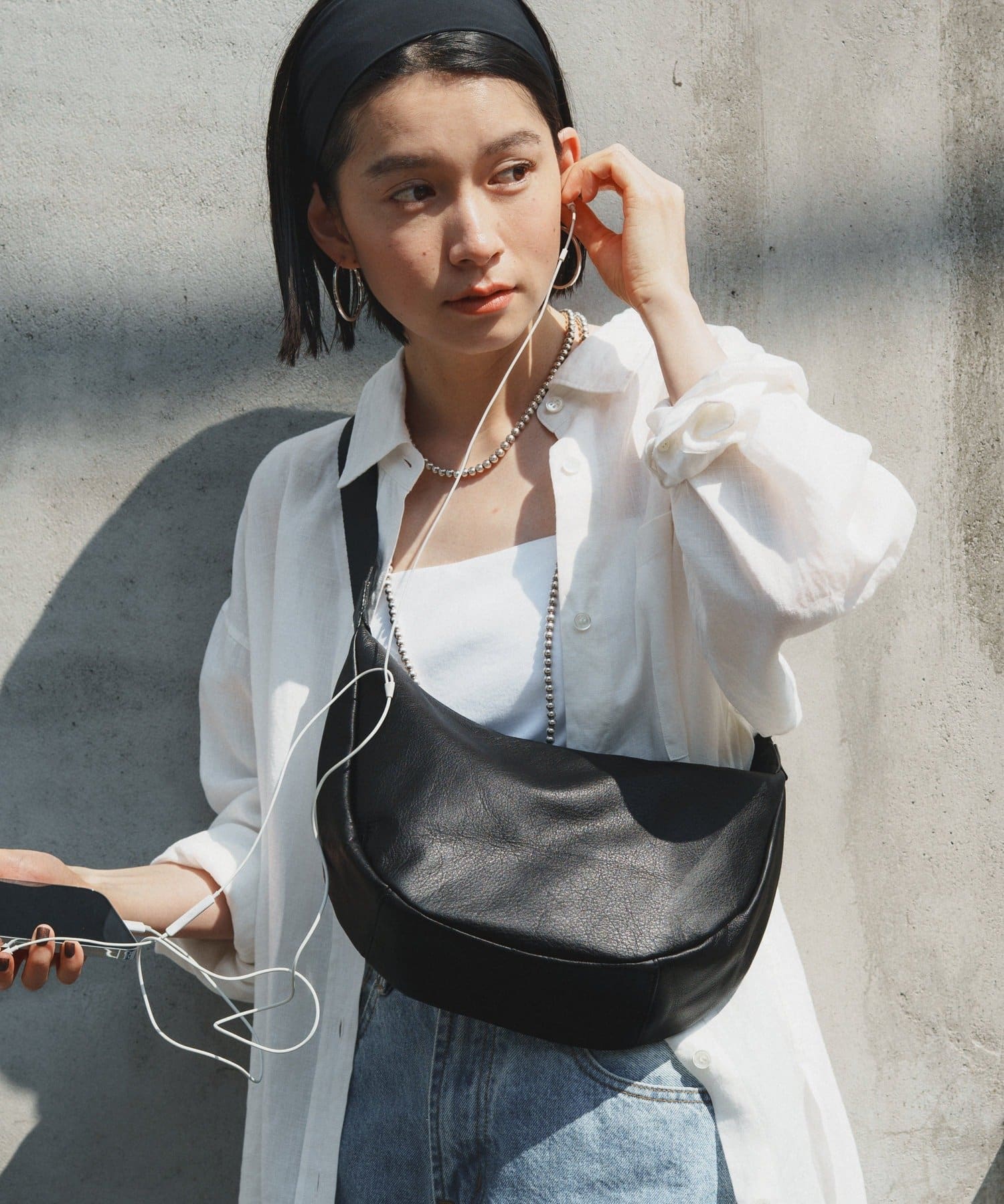 ソフトレザーラウンドショルダーバッグ | russet(ラシット)レディース