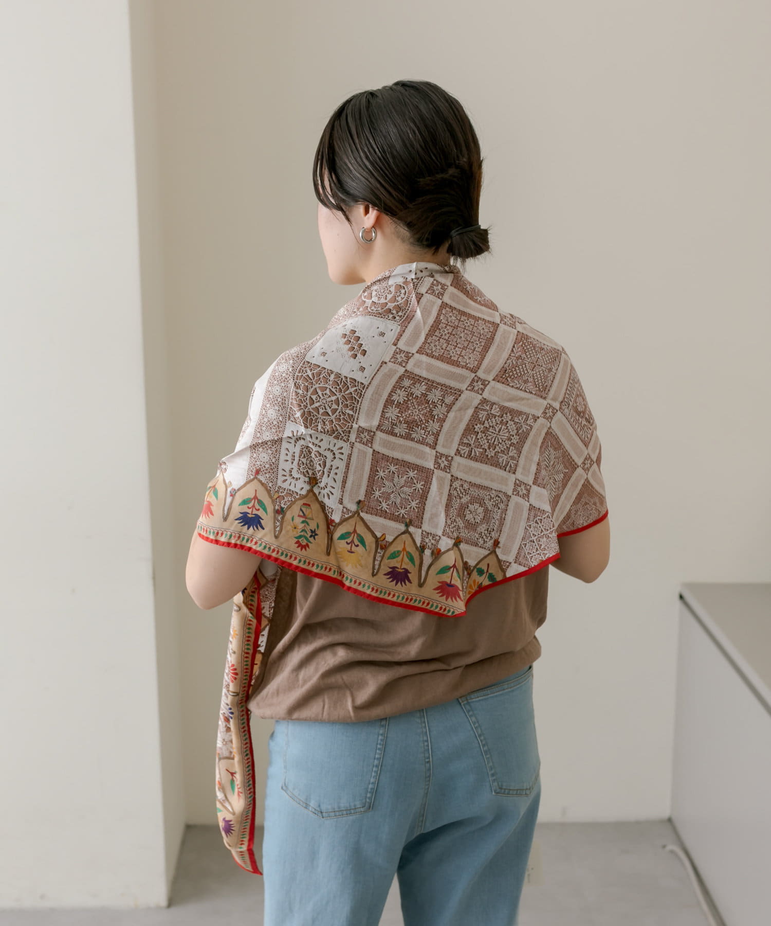 シルク100%【Pierre Louis Mascia(ピエール＝ルイ・マシア)】ALOEUW