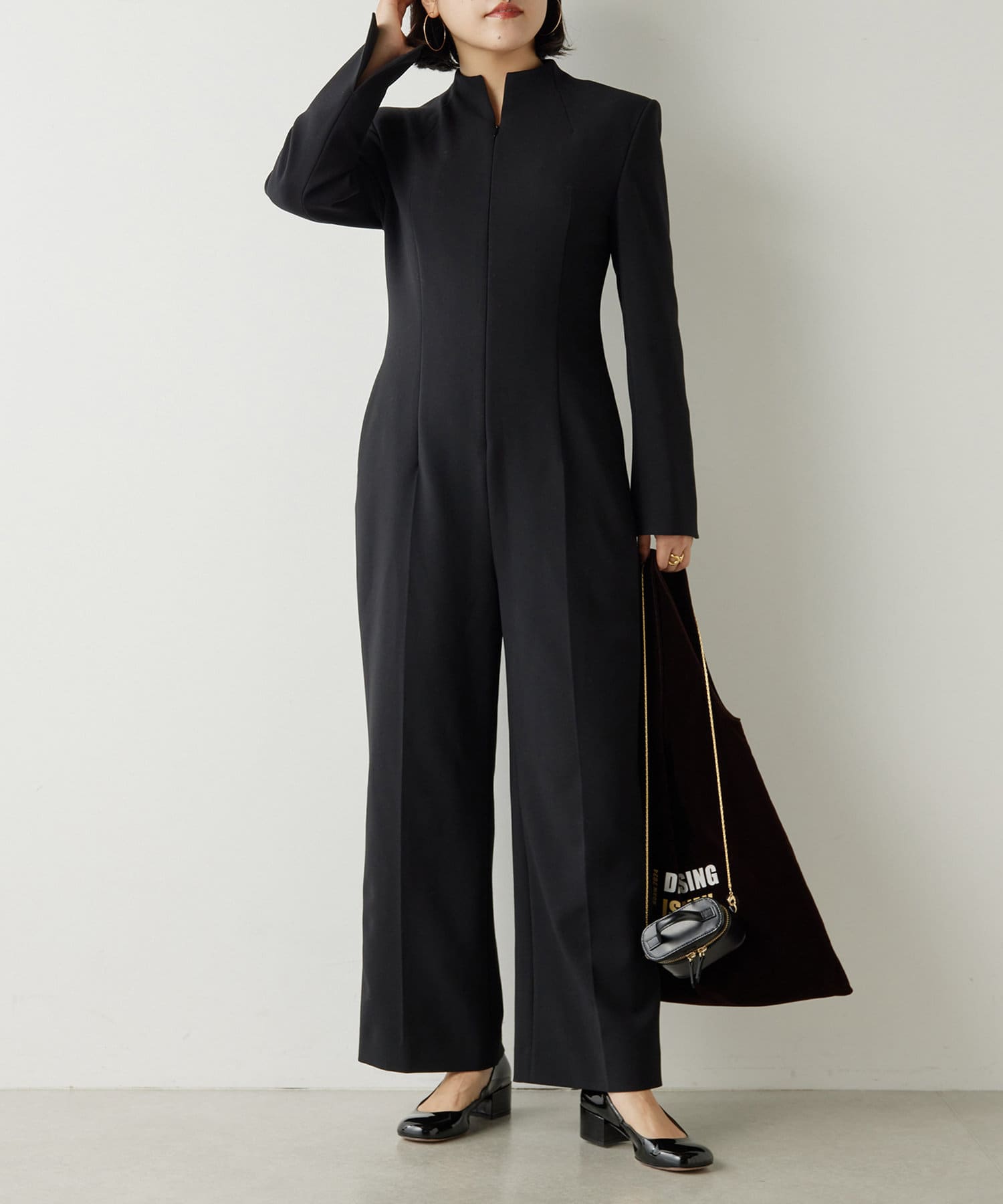 ダブルクロスジャンプスーツ | Whim Gazette(ウィム ガゼット