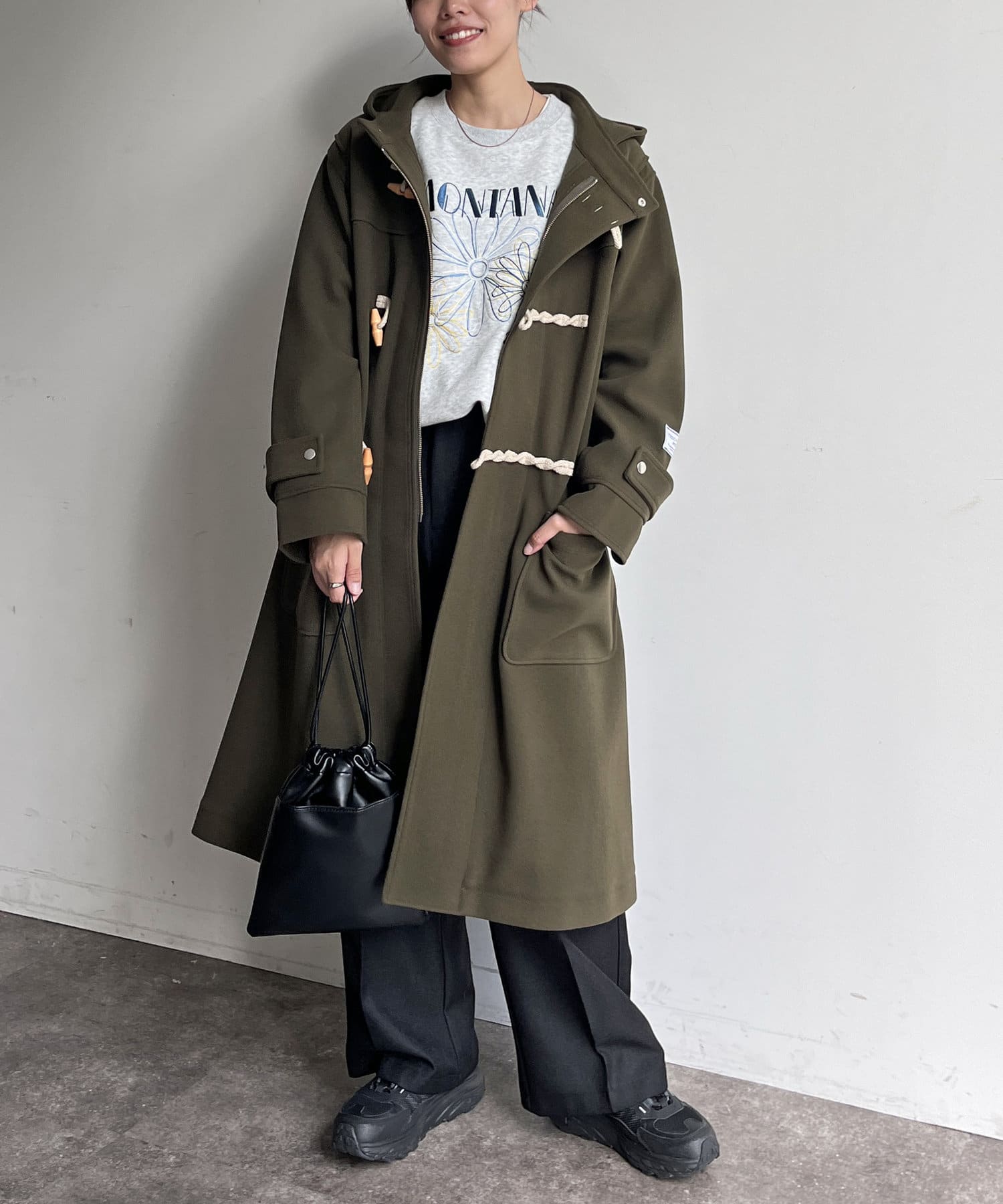 軽量メルトンダッフルコート | CPCM(シーピーシーエム)レディース