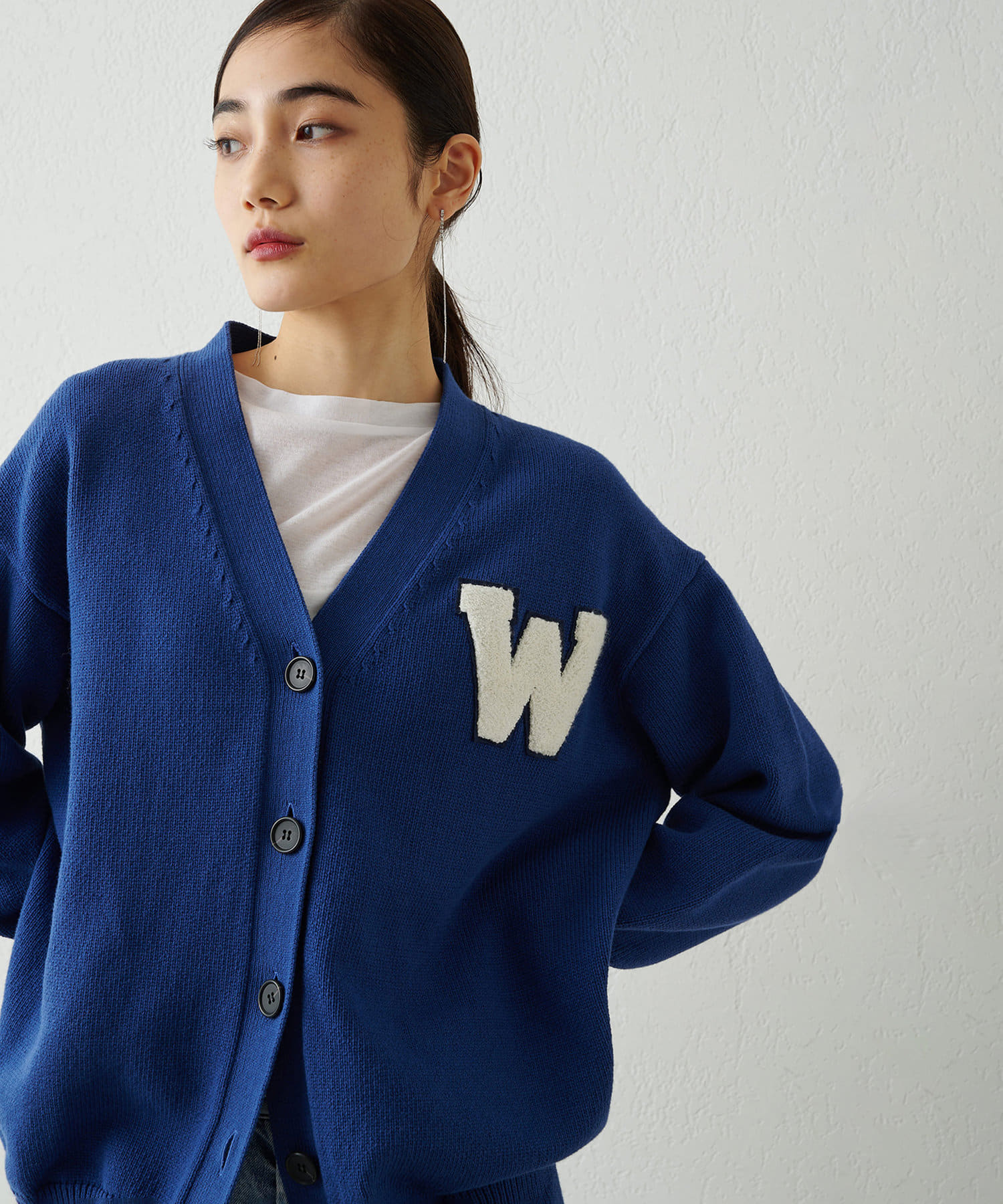 ワッペンカーディガン | Whim Gazette(ウィム ガゼット)レディース