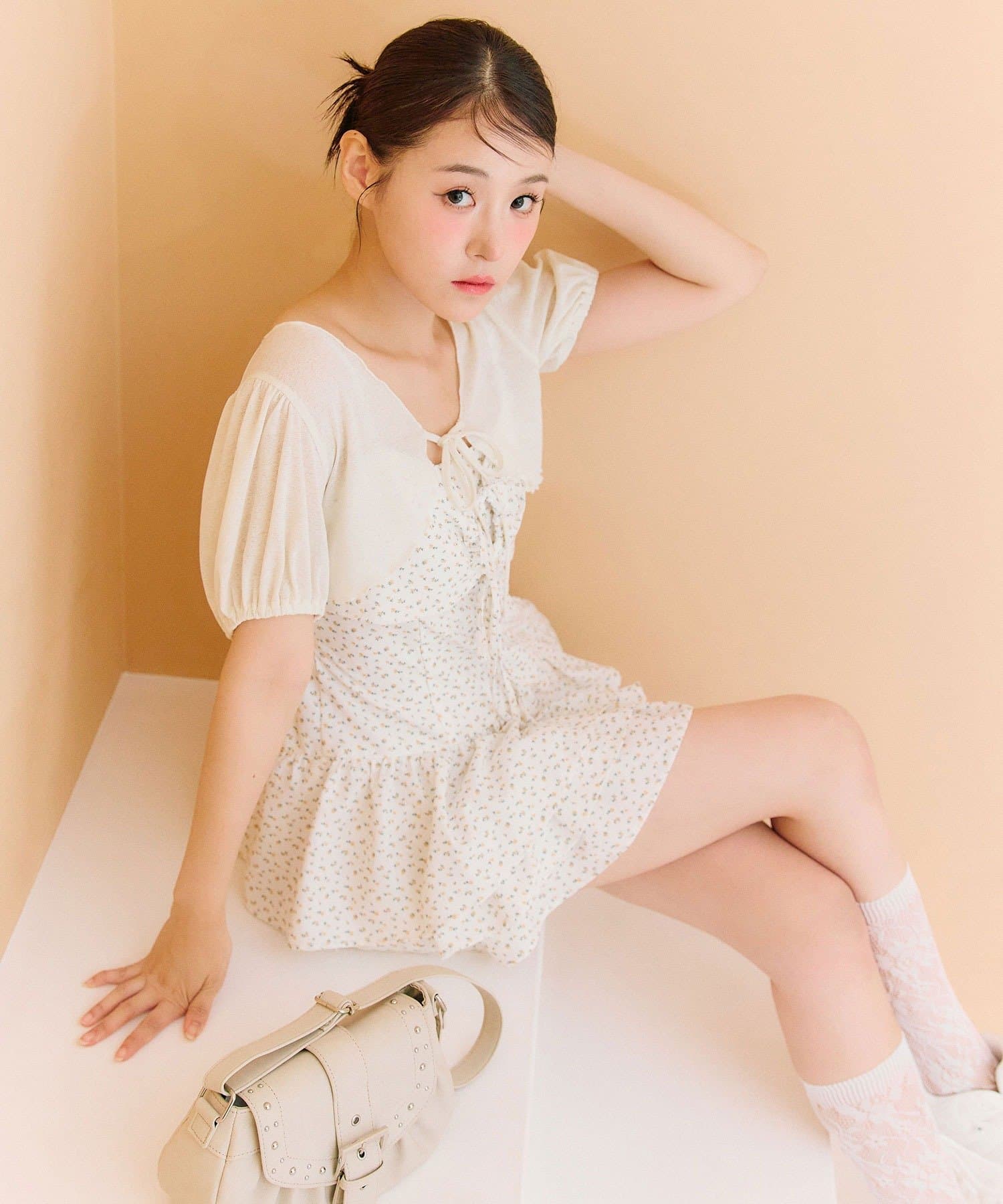 SETアイテム】ボレロセットリボンミニワンピース | OLIVE des OLIVE