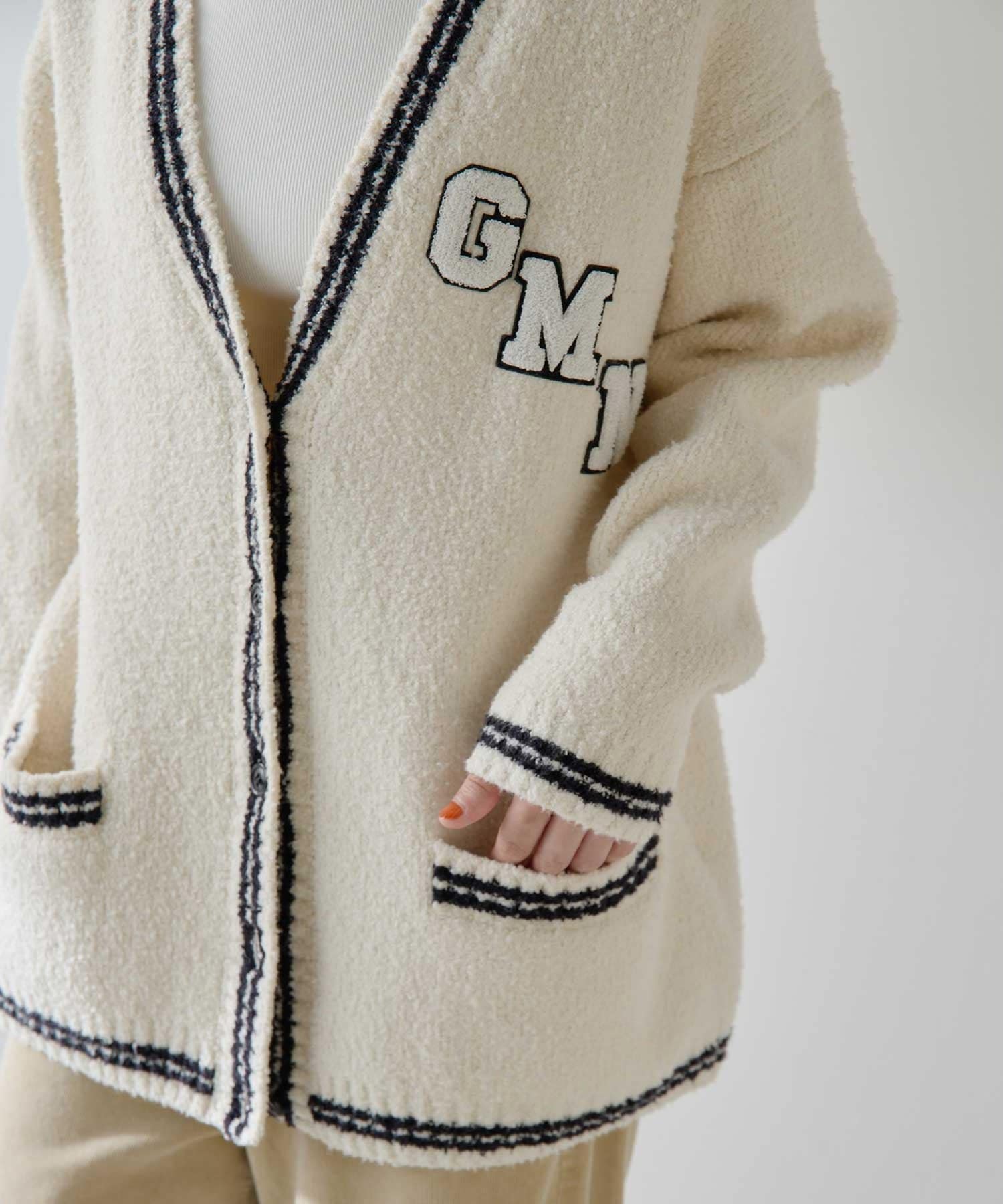 GEMINI】ワッペンツキニットカーディガン | Whim Gazette(ウィム