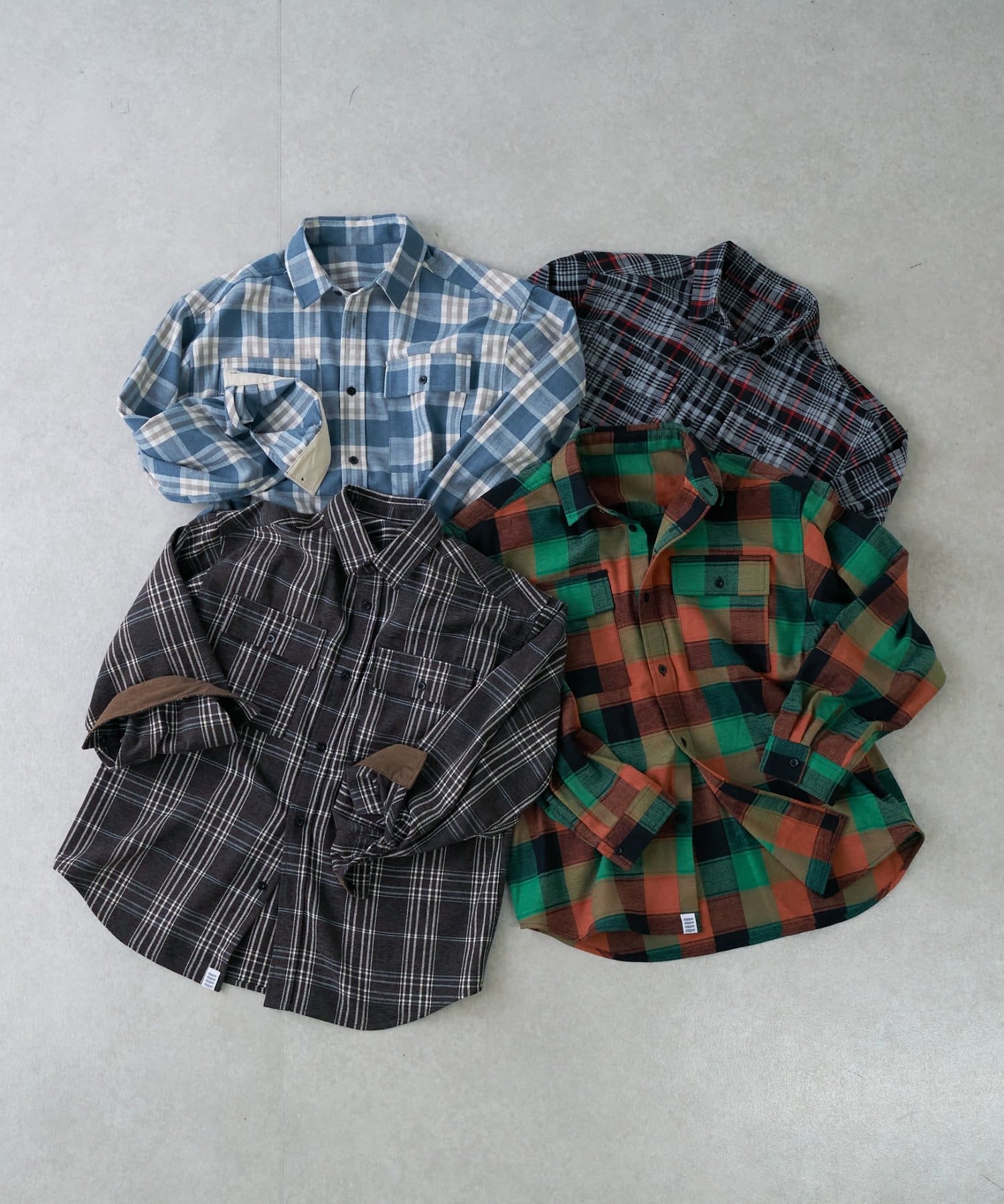 ロングシーズン着用可◎】ユニセックス/コーデュロイ袖切り替え/モール