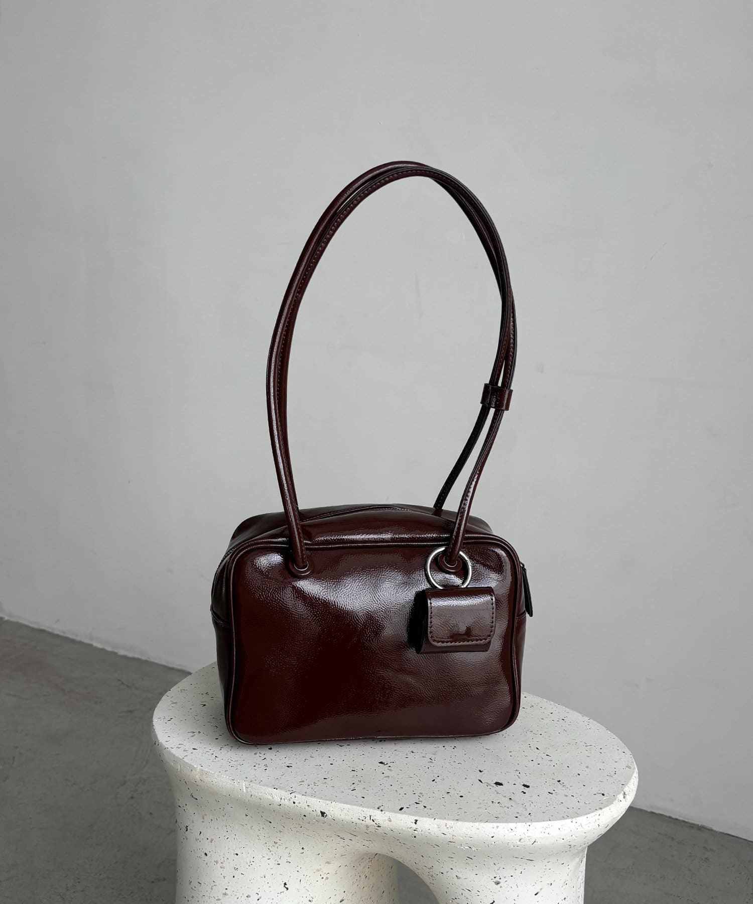 エナメルスクエアボストンバッグ | CAPRICIEUX LE'MAGE(カプリシュレ