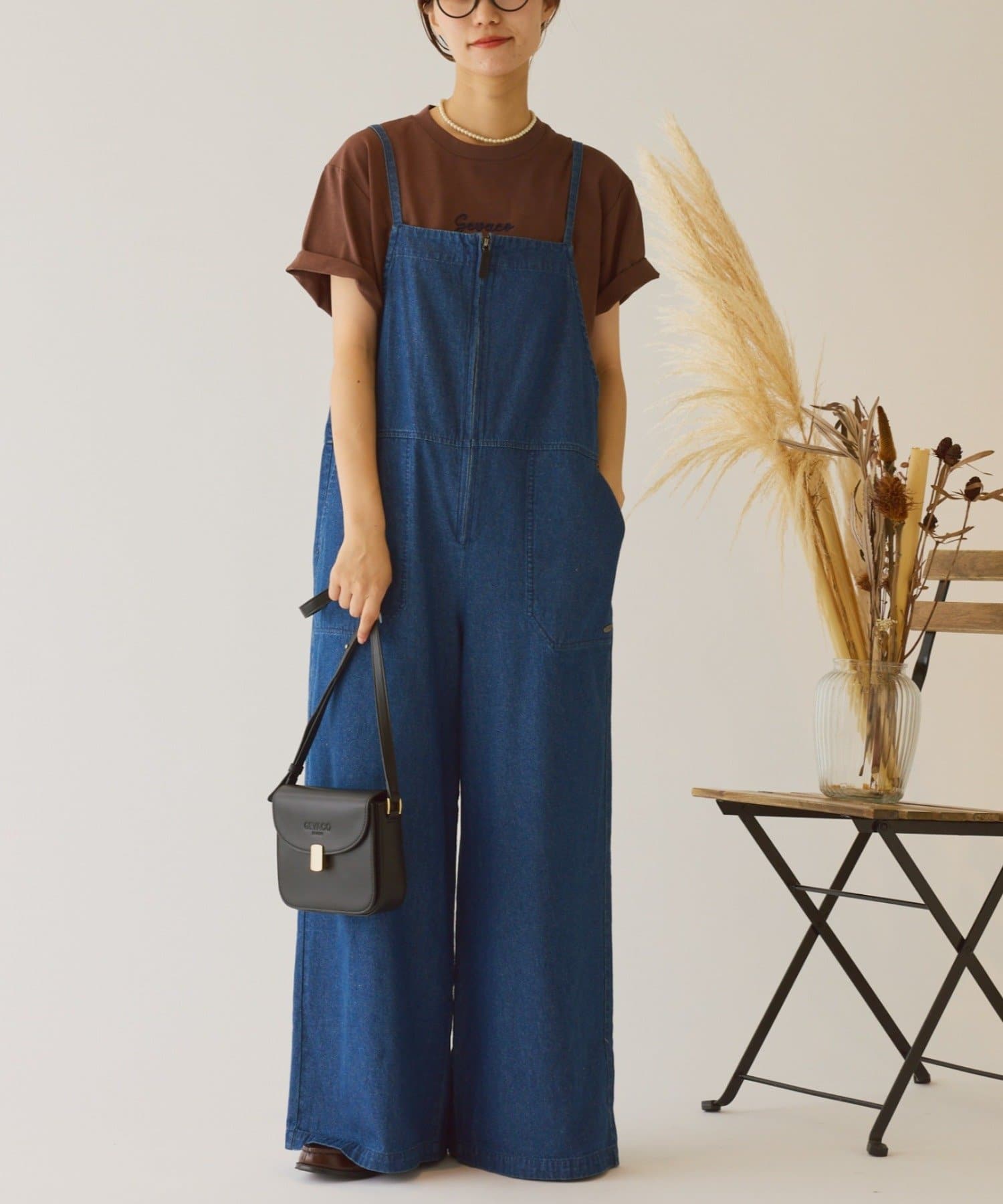 GEVACO】デニムキャミサロペット | CIAOPANIC TYPY(チャオパニック