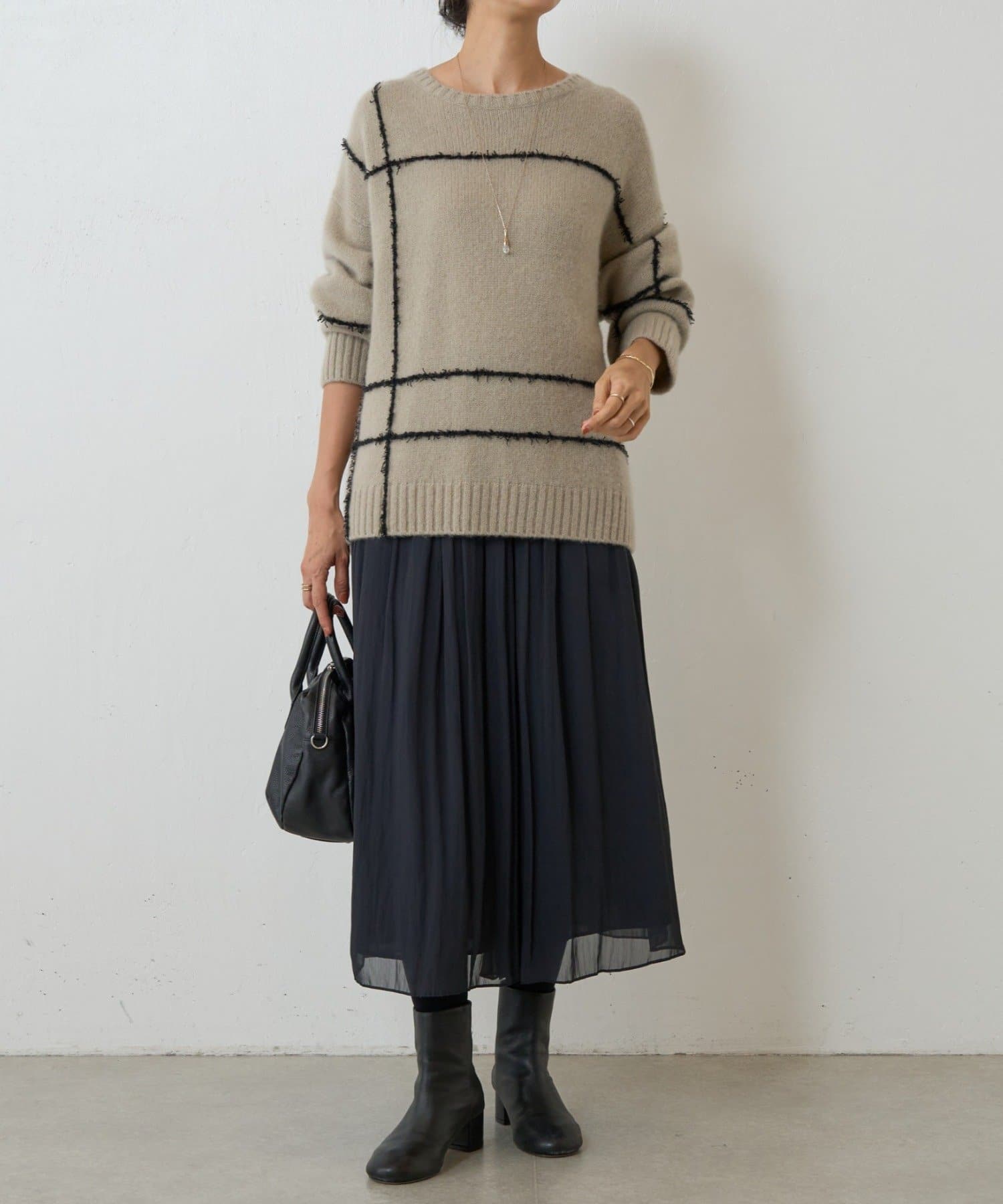 ビッグチェックヤクニット | BEARDSLEY(ビアズリー)レディース | PAL