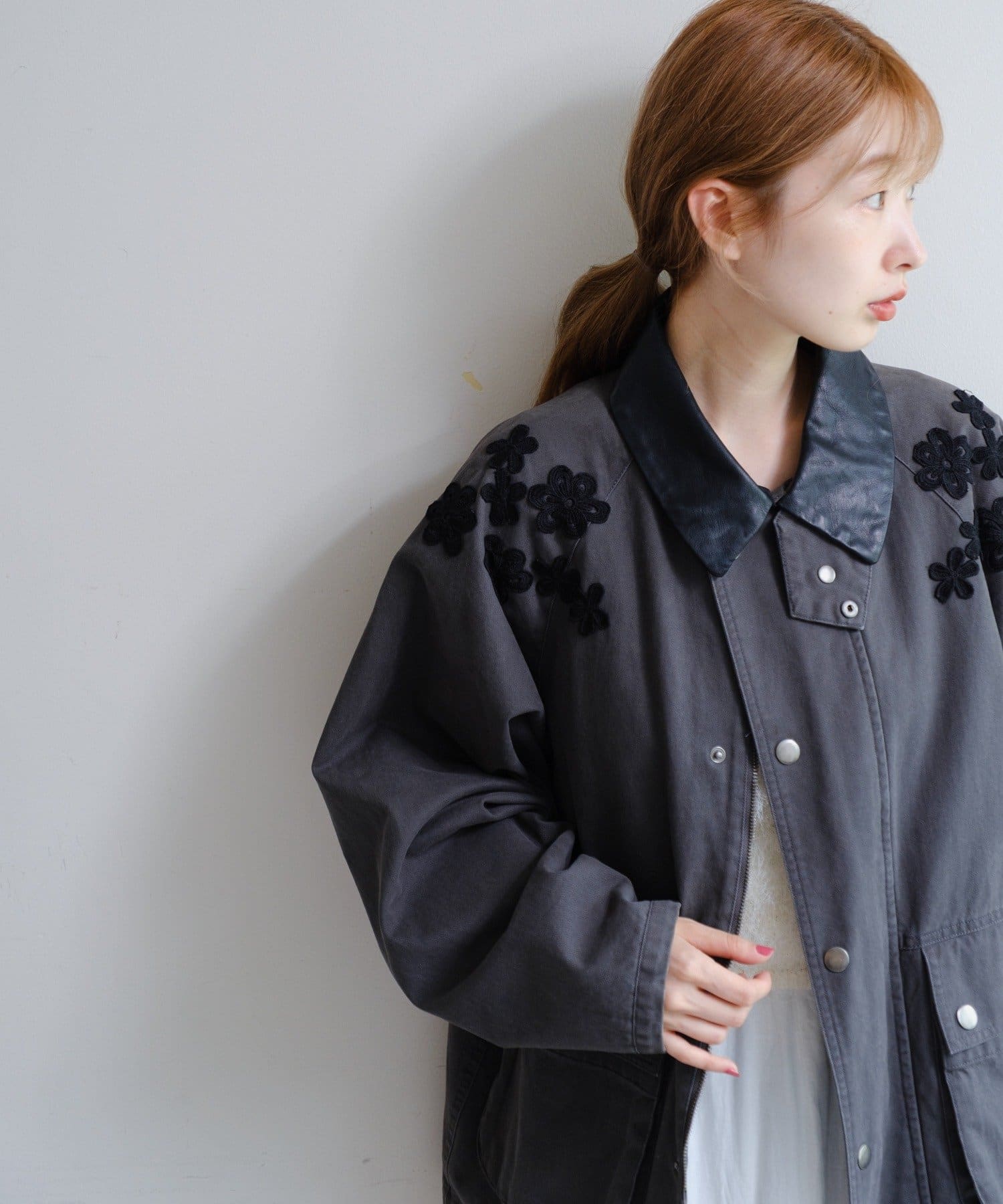 モチーフ付きハンティングジャケット | Kastane(カスタネ)レディース