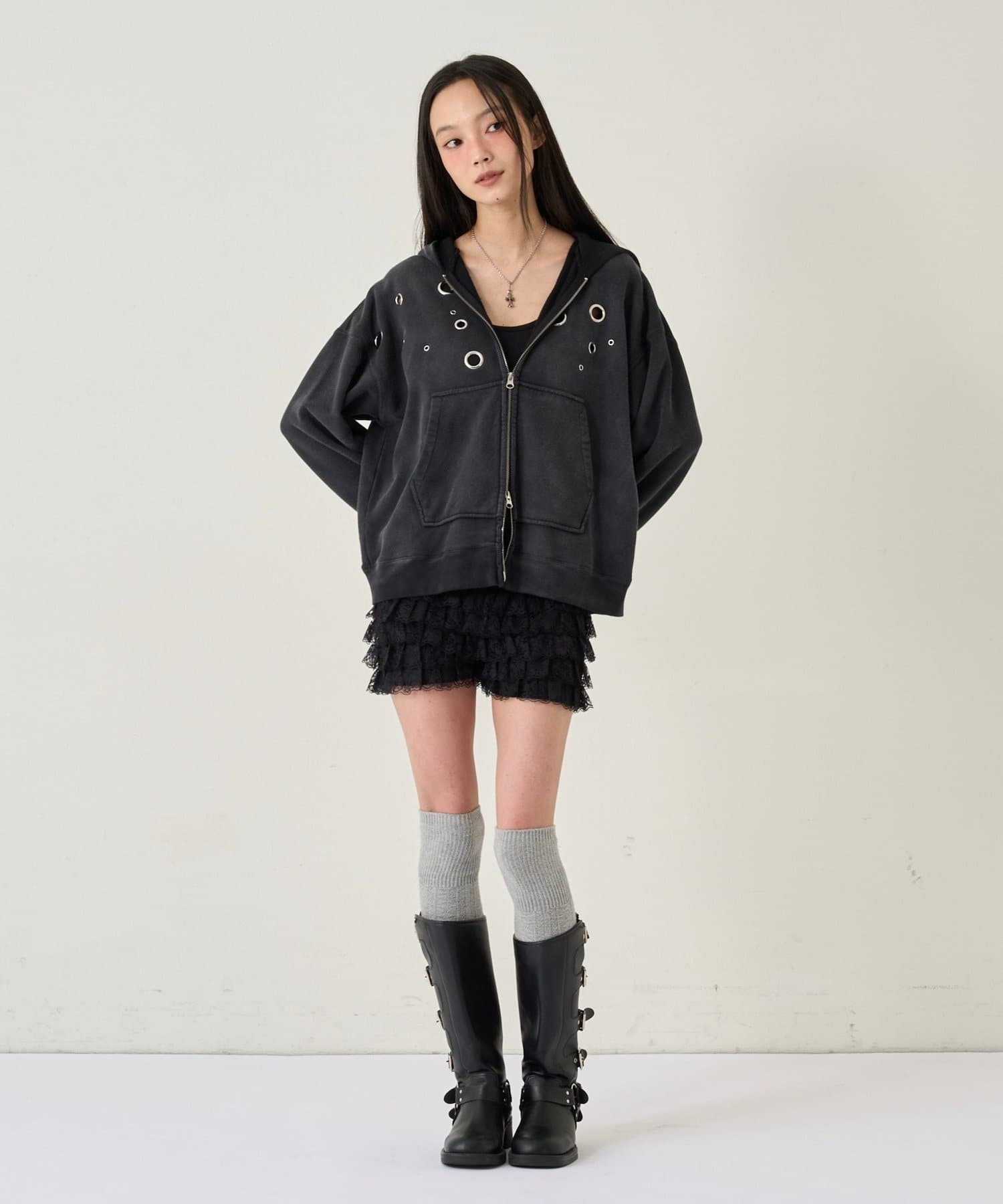 アイレットジップパーカー | WHO'S WHO gallery(フーズフーギャラリー