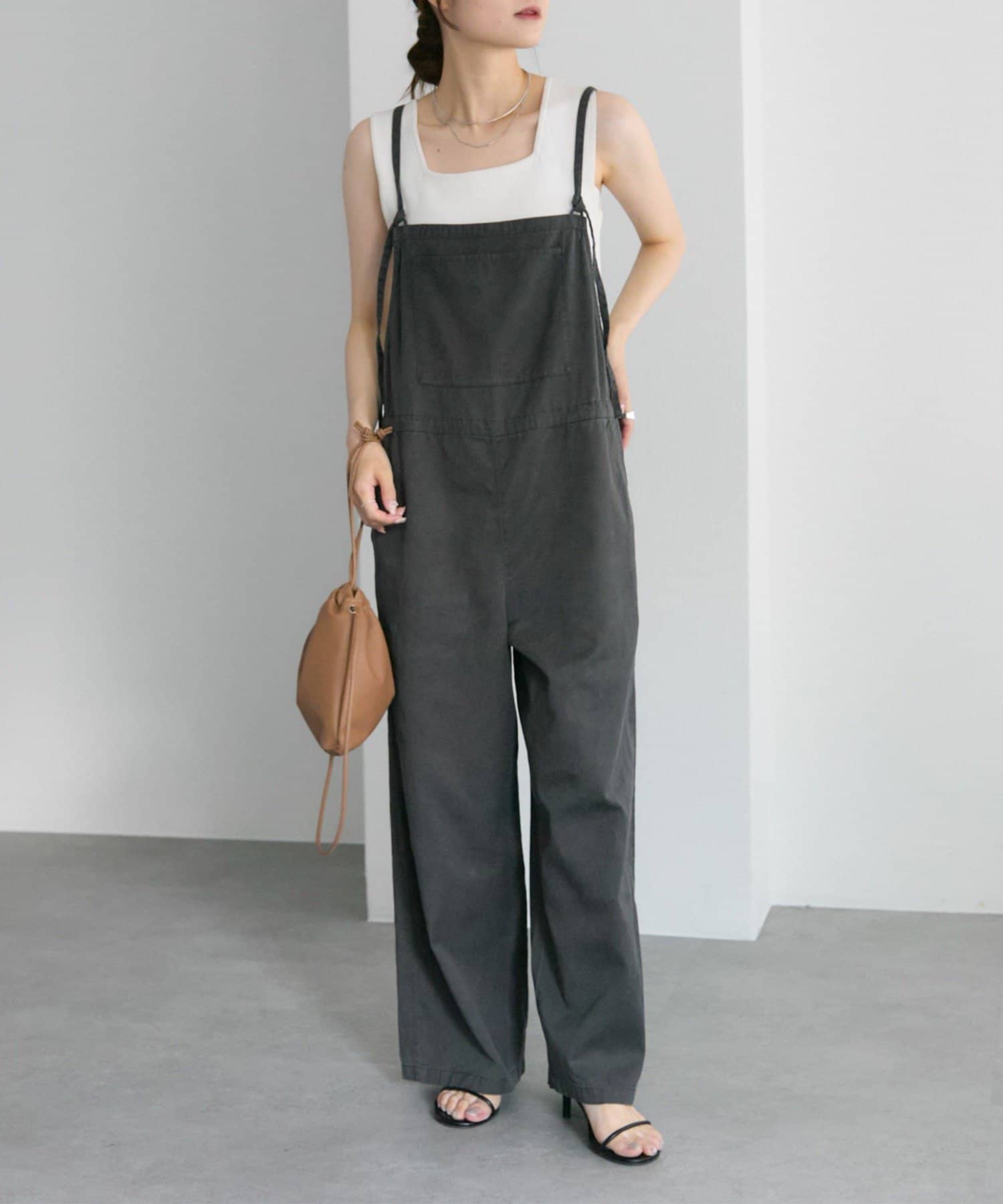 テンセルコットンサロペット | PUAL CE CIN(ピュアルセシン)レディース