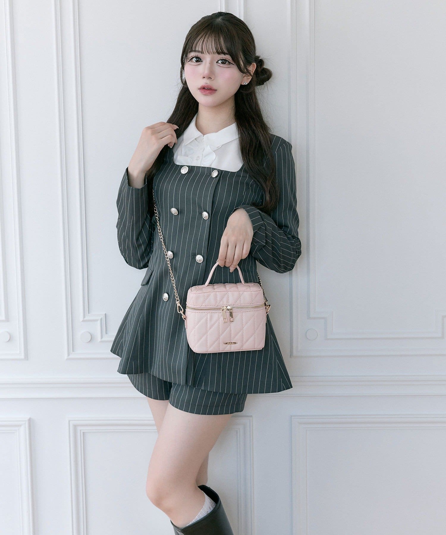 Belle Charme/セットアップ対応】クラシカルフリルカラージャケット