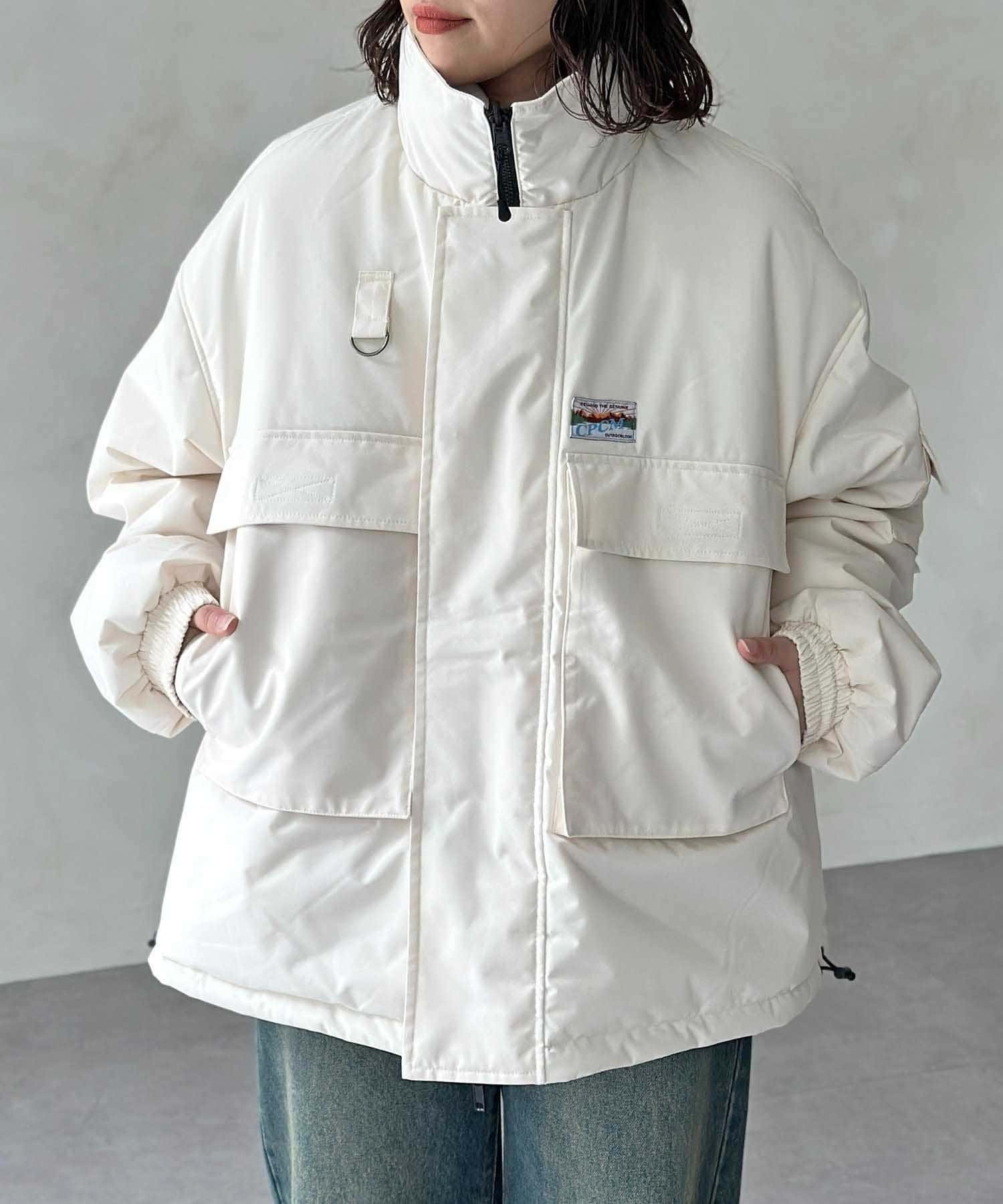 リバーシブル中綿ミリタリーブルゾン | CPCM(シーピーシーエム