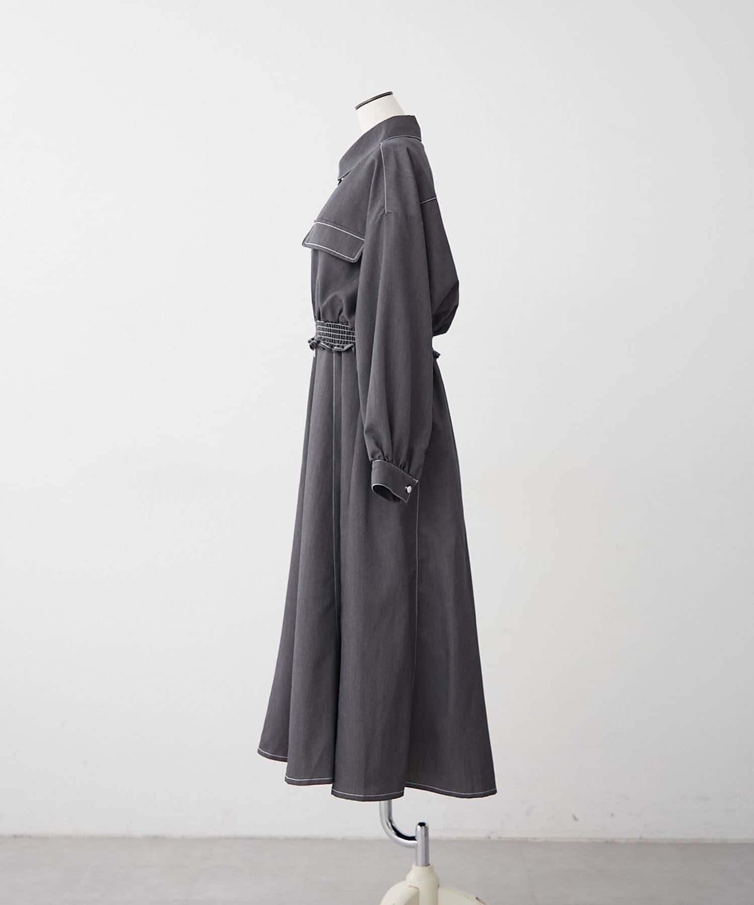 2セットアイテム【RMAF】裾ギャザージャケット+キャミワンピ | NICE