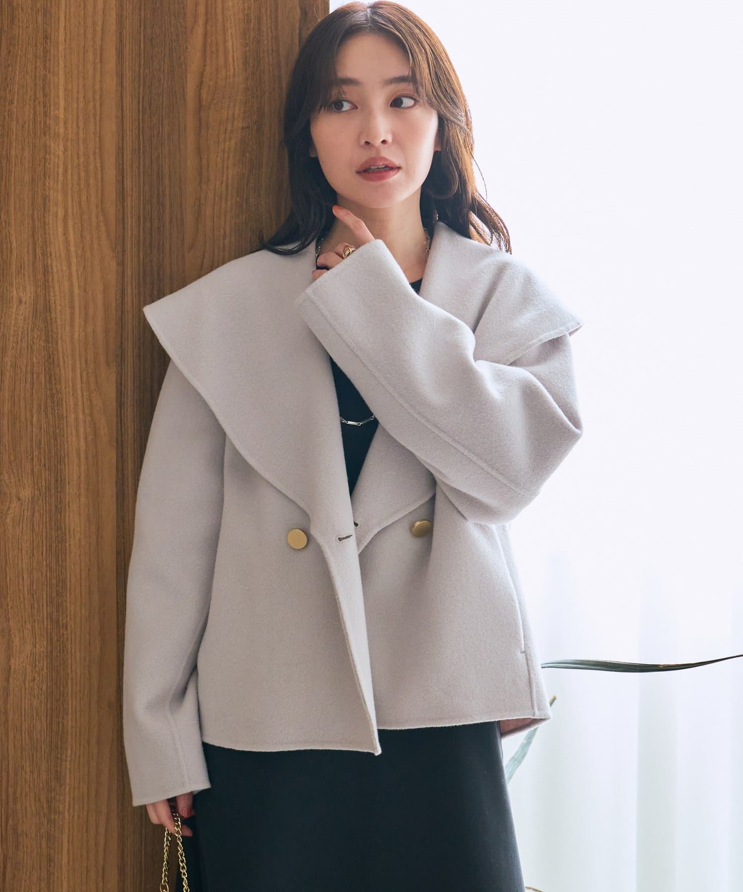 春まで使える！・最強モテコート】ダブルフェイスショールカラーコート