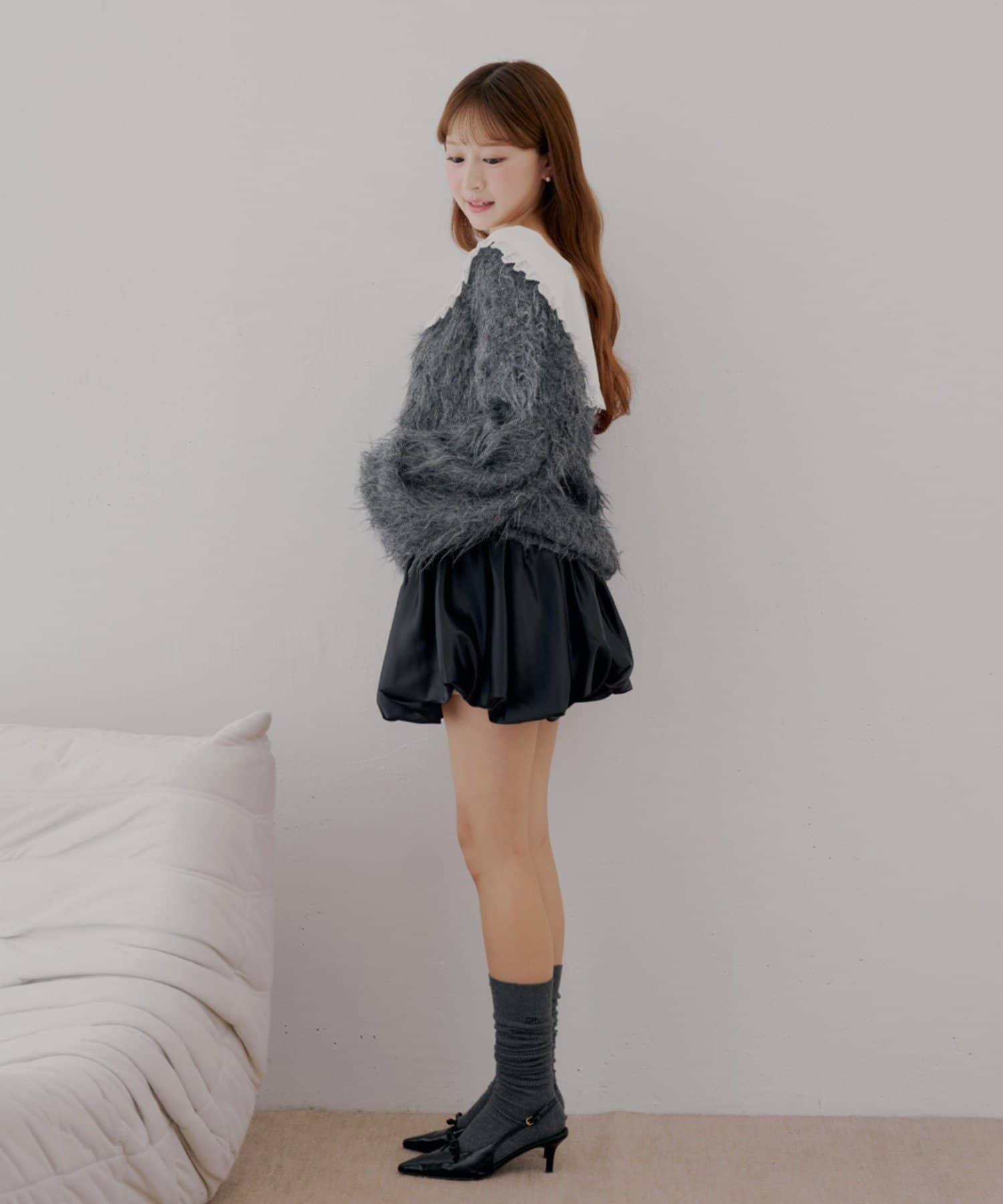 数量限定再入荷※【namiコラボ企画】セーラー襟付きシャギールーズ