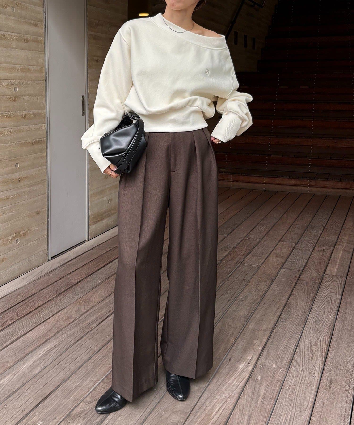 1ポイントボンディングスウェット | CAPRICIEUX LE'MAGE(カプリシュレ