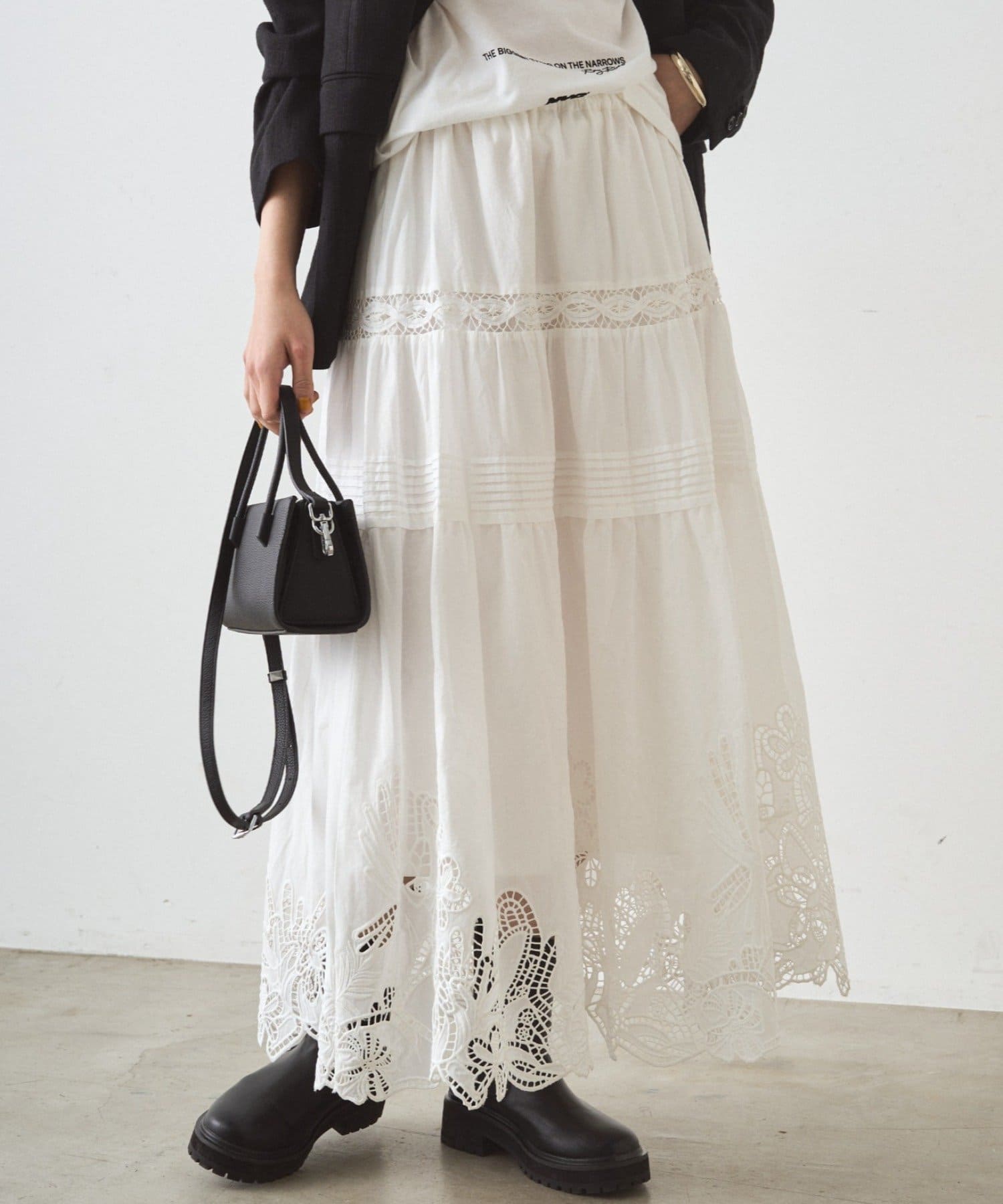 レースティアードスカート | LOUNGEDRESS(ラウンジドレス)レディース