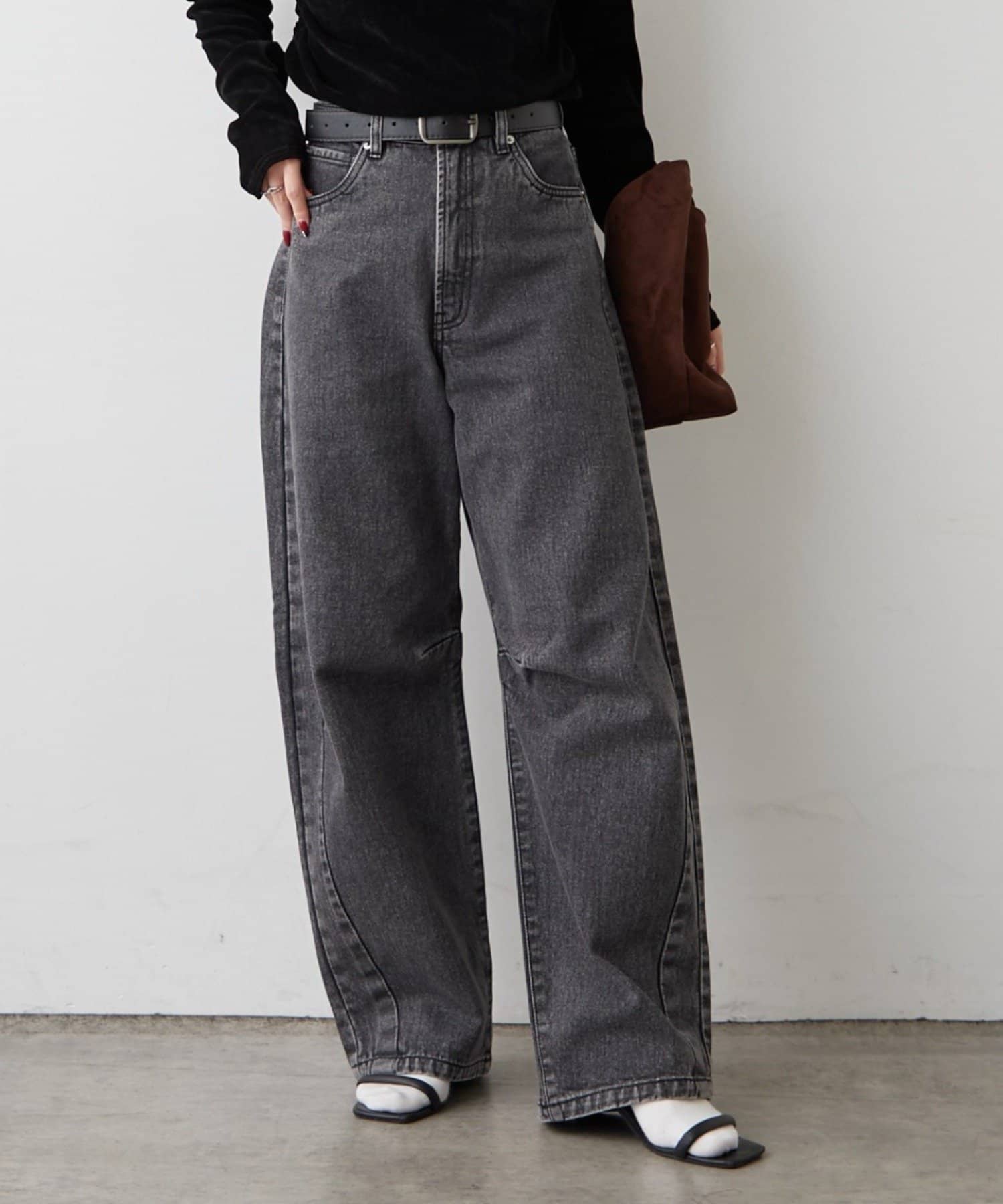 2026SS】カーブラインデニムパンツ | Remind me and forever