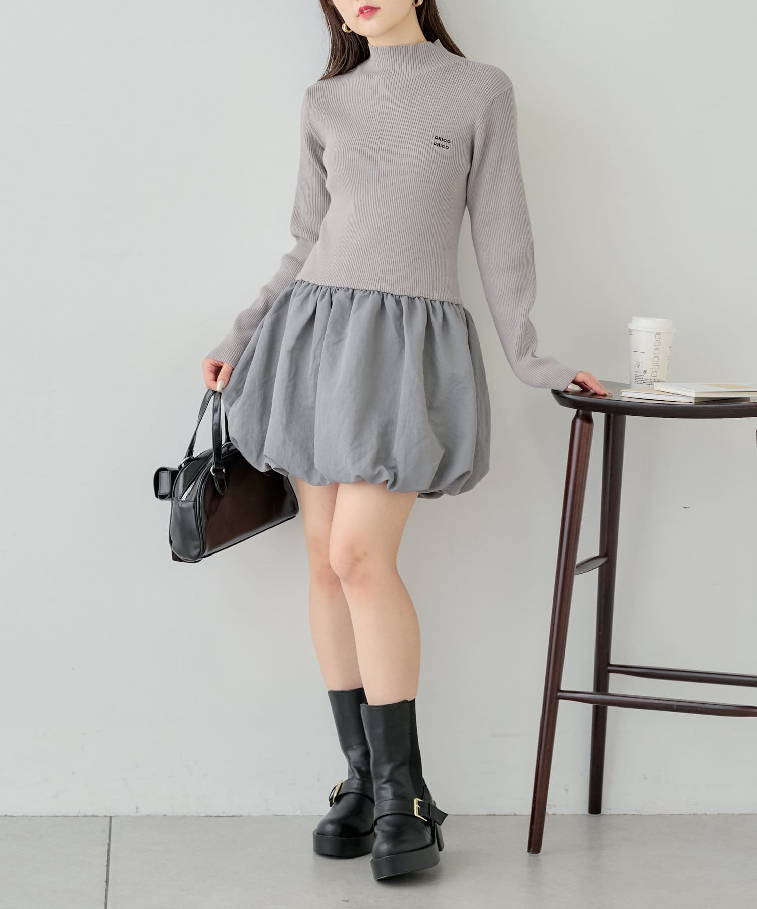 Chico】ドッキングバルーンミニワンピース | OUTLET(アウトレット