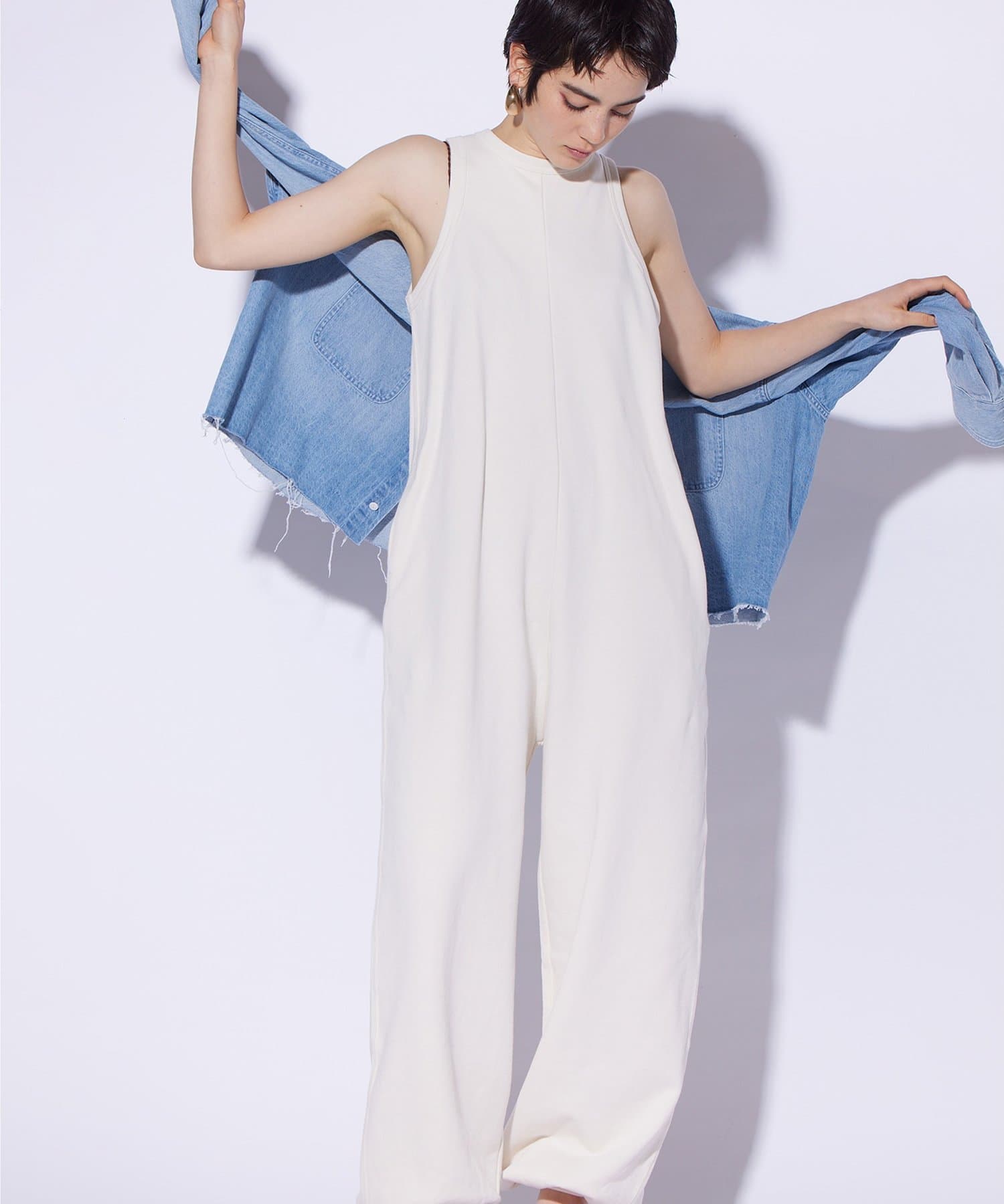 THE PAUSE】スウェットアメスリーブオールインワン | Whim Gazette