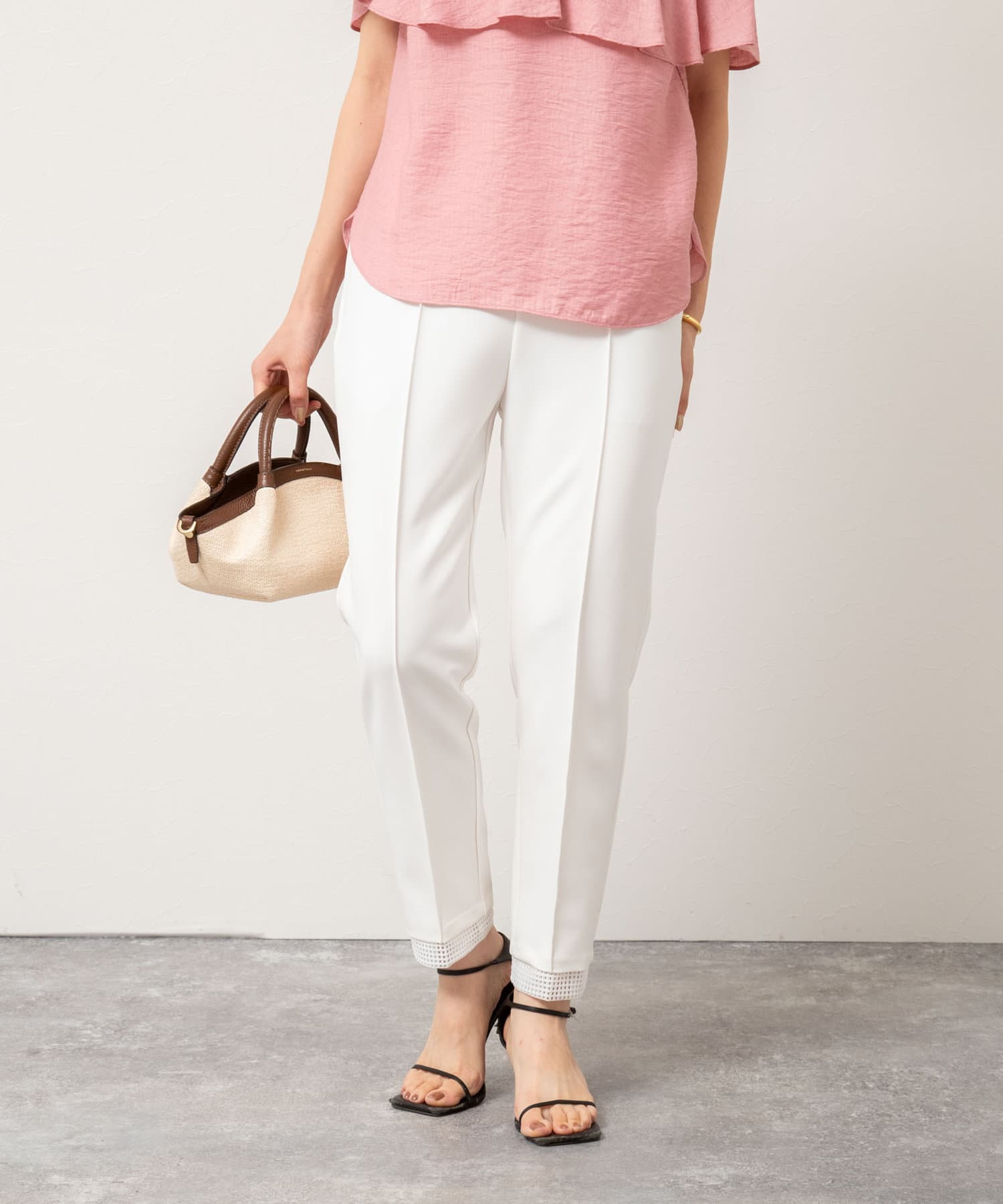 ウォッシャブル裾レースパンツ | NOLLEY'S(ノーリーズ)レディース