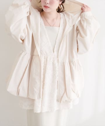 2サイズ展開】フリルラインジャケット | w closet(ダブルクローゼット