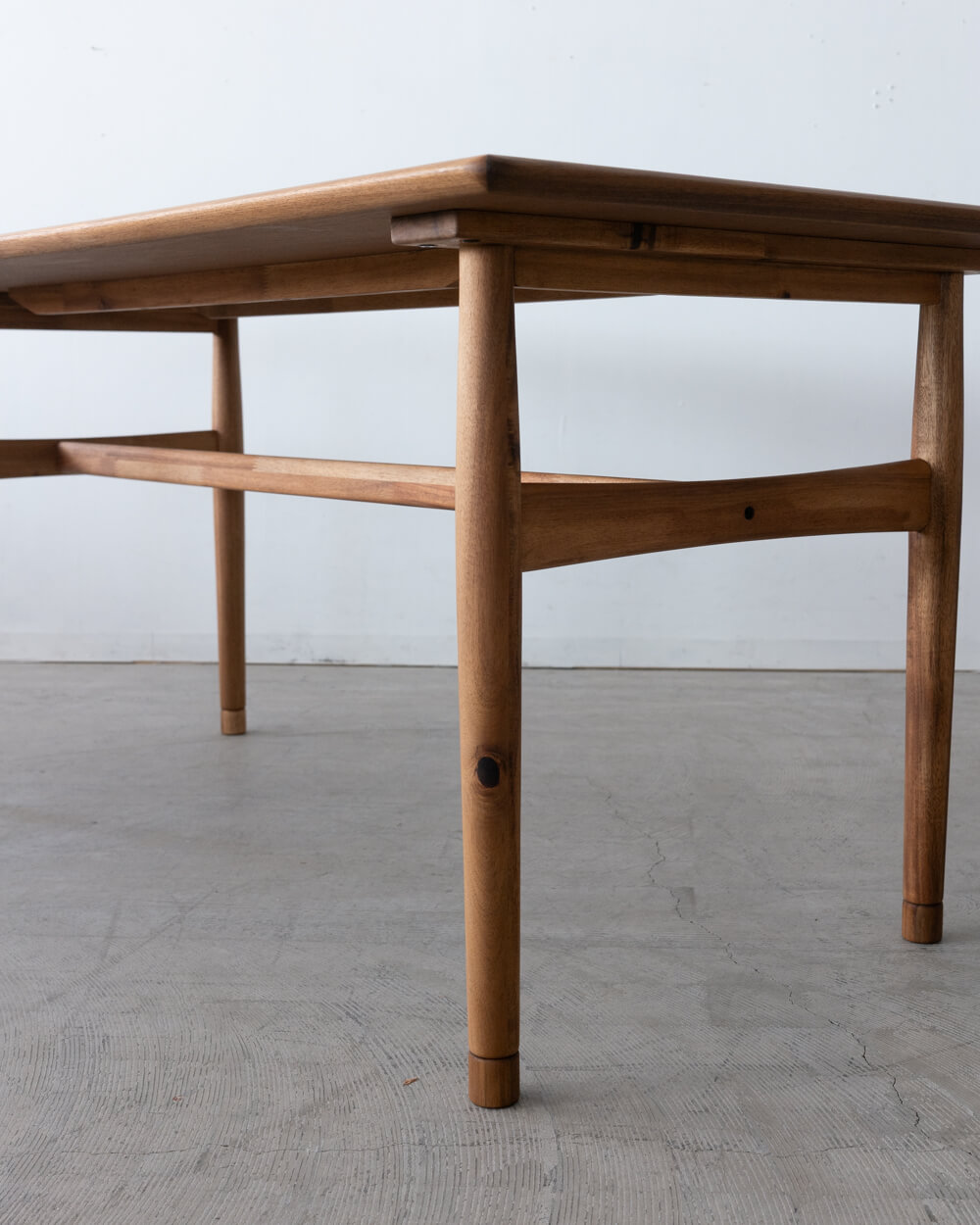 現品SALE］EDDA LDテーブル W160 チーク・アカシア / オイル仕上げ