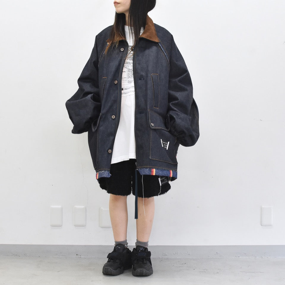 JUVENILE HALL ROLLCALL / 2094 INDIGO UKT FLD JACKET - INDIGO – COFFIN