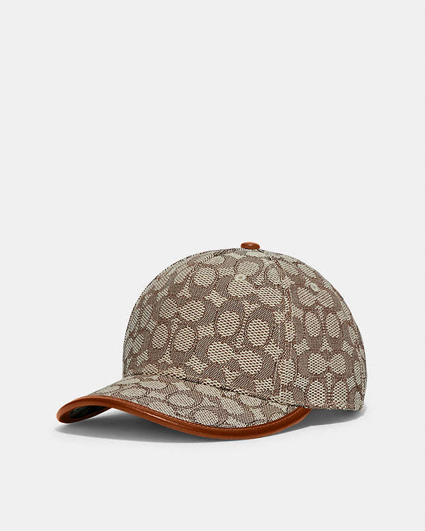 公式】COACH – コーチ | シグネチャー ジャカード ベースボール キャップ