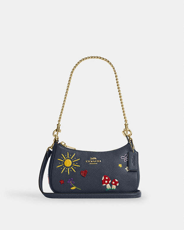 COACH® CH | Teri Mini Crossbody Bag With Embroidery