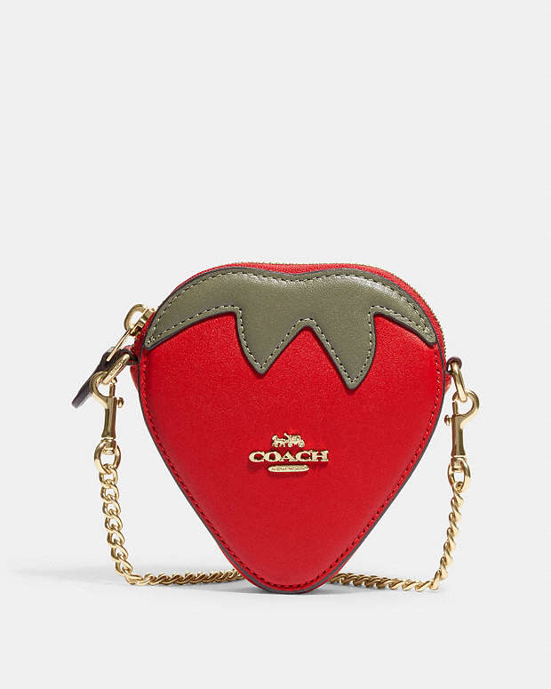 公式】コーチアウトレット | ストロベリー コイン ケース