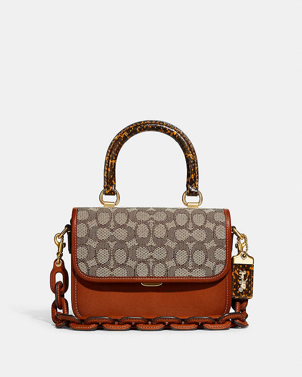 公式】COACH – コーチ | ローグ トップ ハンドル シグネチャー ジャ