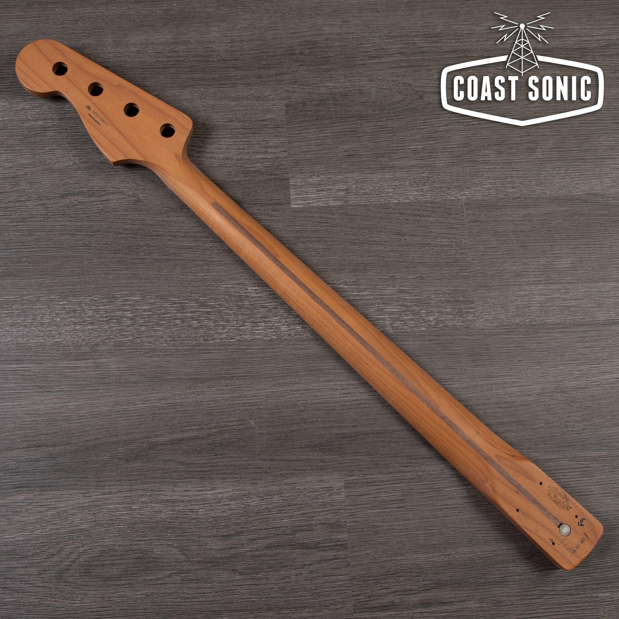 Fender Roasted Maple Jazz Bass Neck- Maple Fretboard