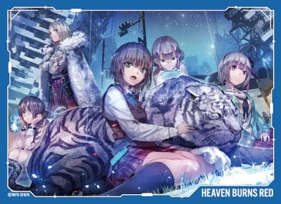 ヘブンバーンズレッド キービジュアルを使用したカードスリーブ 3月発売