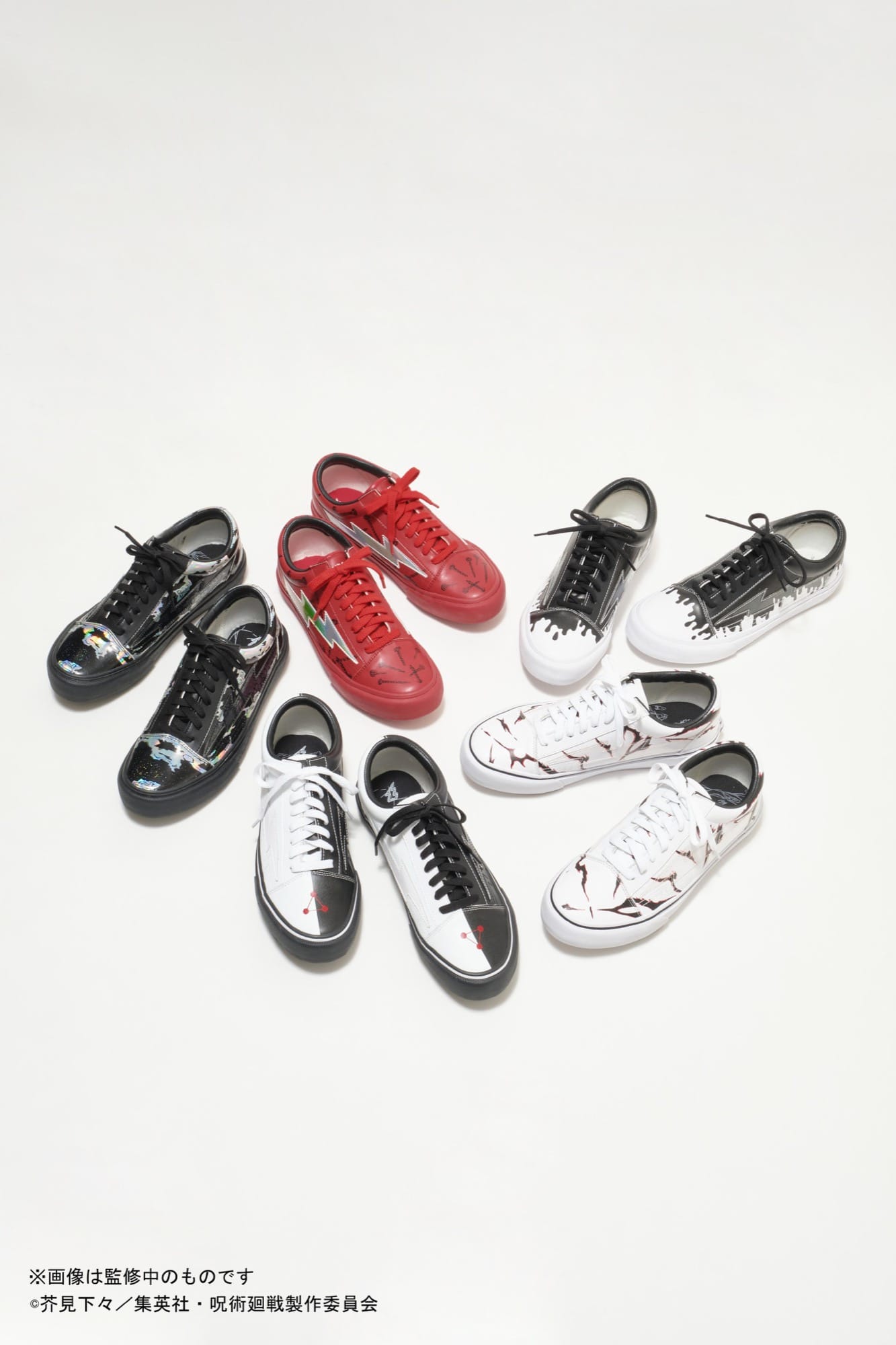 呪術廻戦 × MIKIO SUZUKI コラボシューズ MAPPAオンラインに登場!!