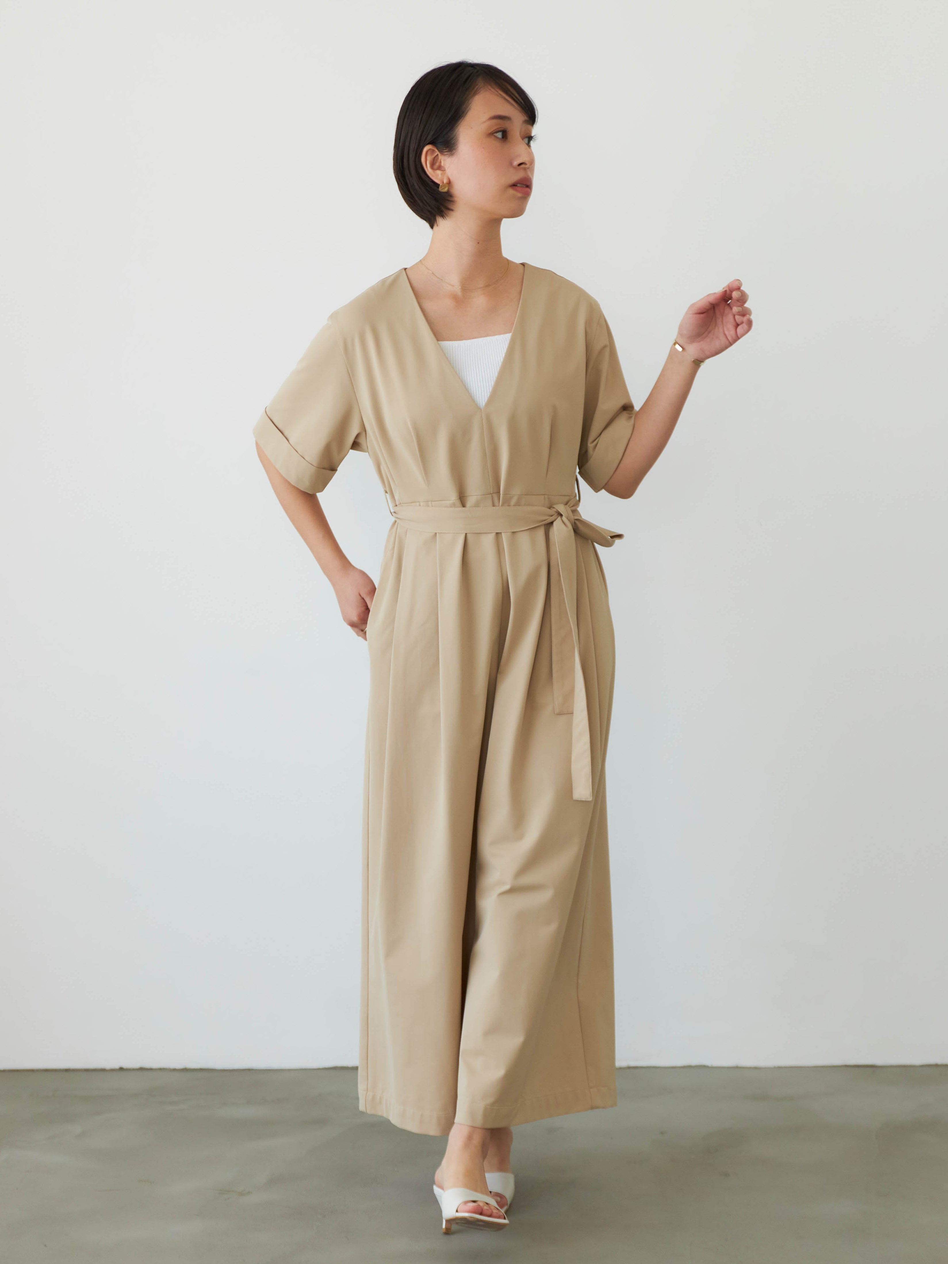 UVカットイージーオールインワン-short & regular | 小柄・低身長女性