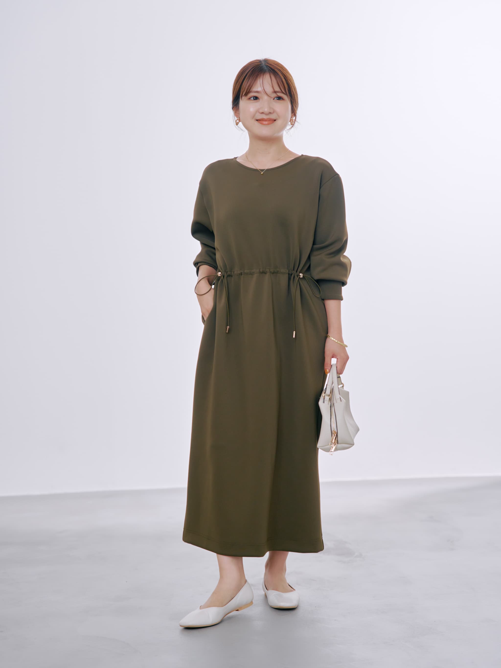 ドロストデザインダンボールワンピース-short & regular | 小柄・低