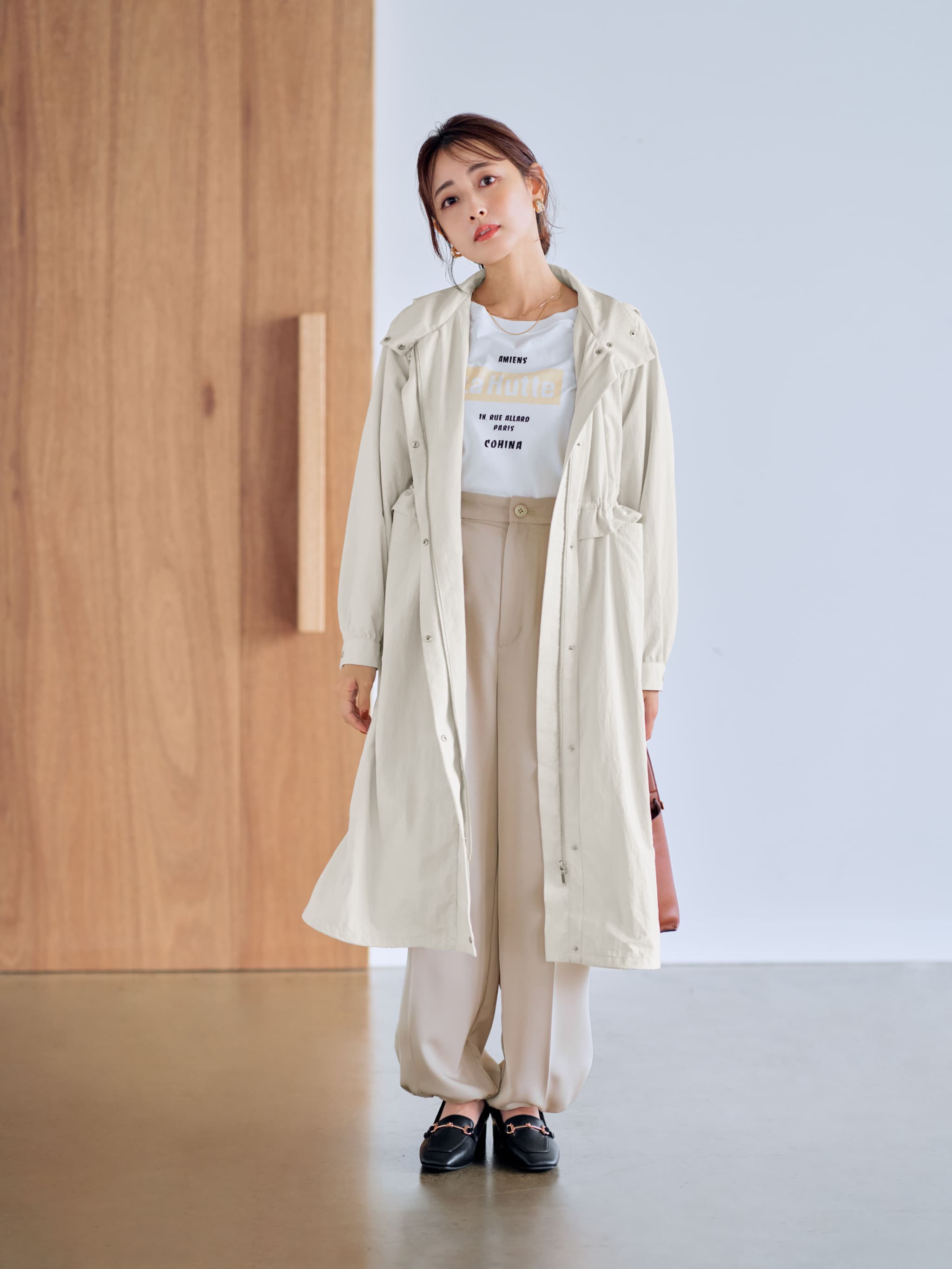 UVカット/撥水/透湿】ドロストマウンテンパーカーコート | 小柄・低