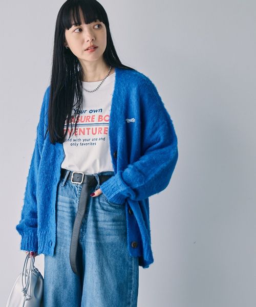 m*1様 60s J.C. Penney Co. シャギーニット 青 S ヴィン Penneys（ぺ