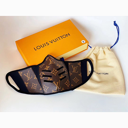 ルイヴィトン デザインマスク lv レザーマスク 高級感 ヴィトン 保湿