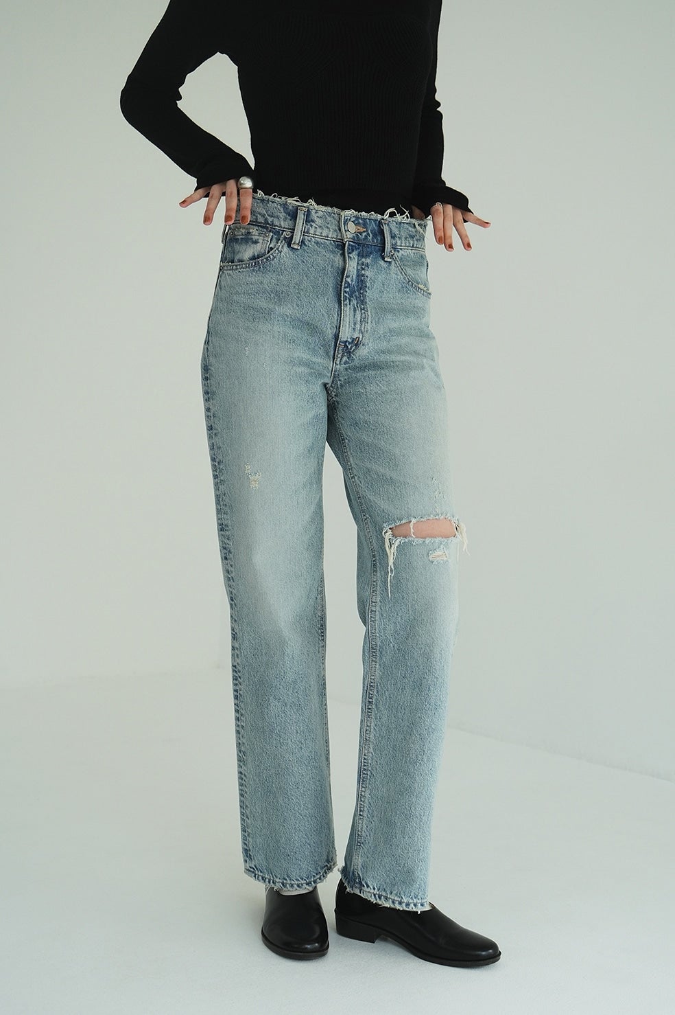 CRASH DENIM PANTS｜SKIRT/PANTS(スカート/パンツ)｜CLANE OFFICIAL