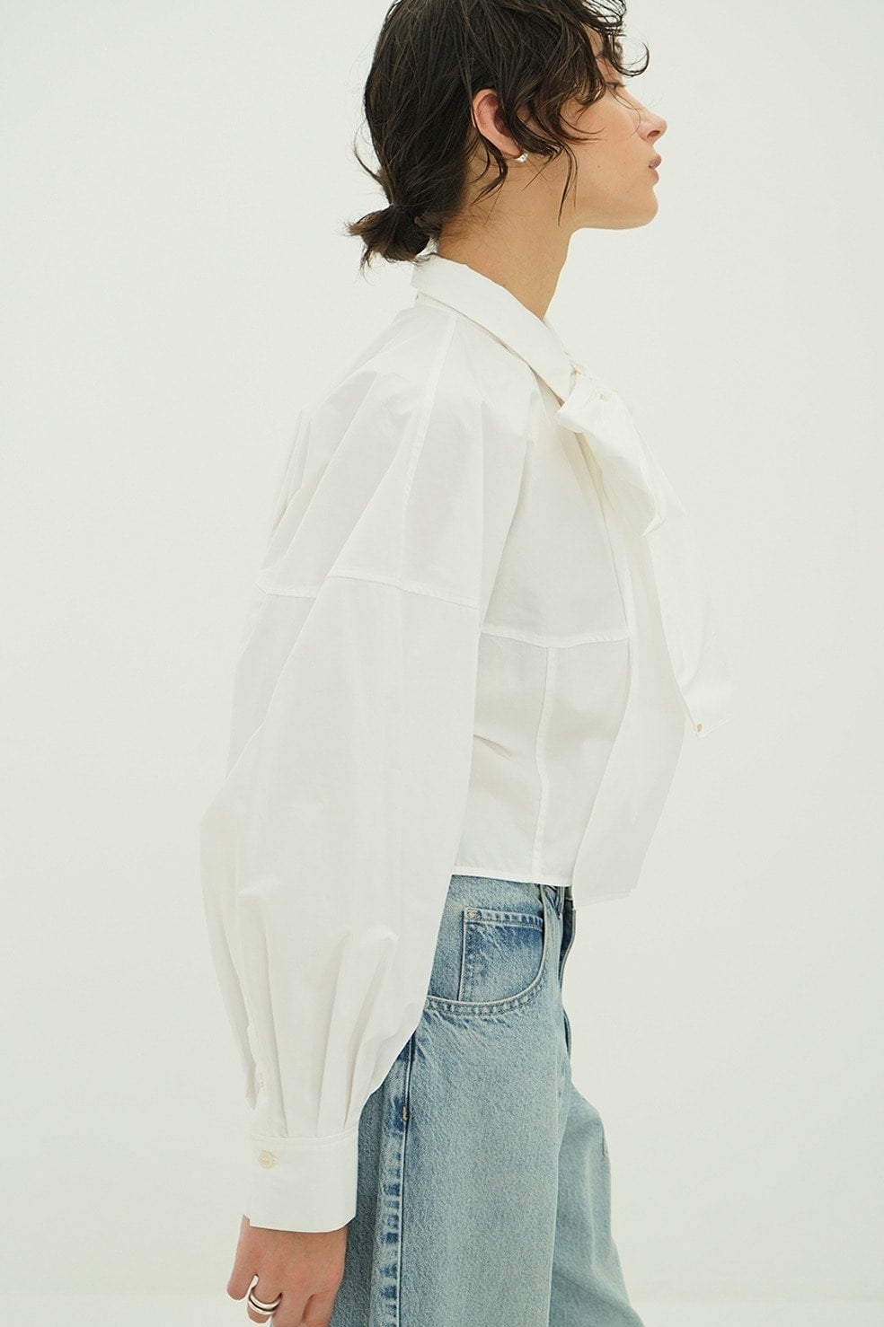 RIBBON TIED COMPACT SHIRTS｜TOPS(トップス)｜CLANE OFFICIAL ONLINE