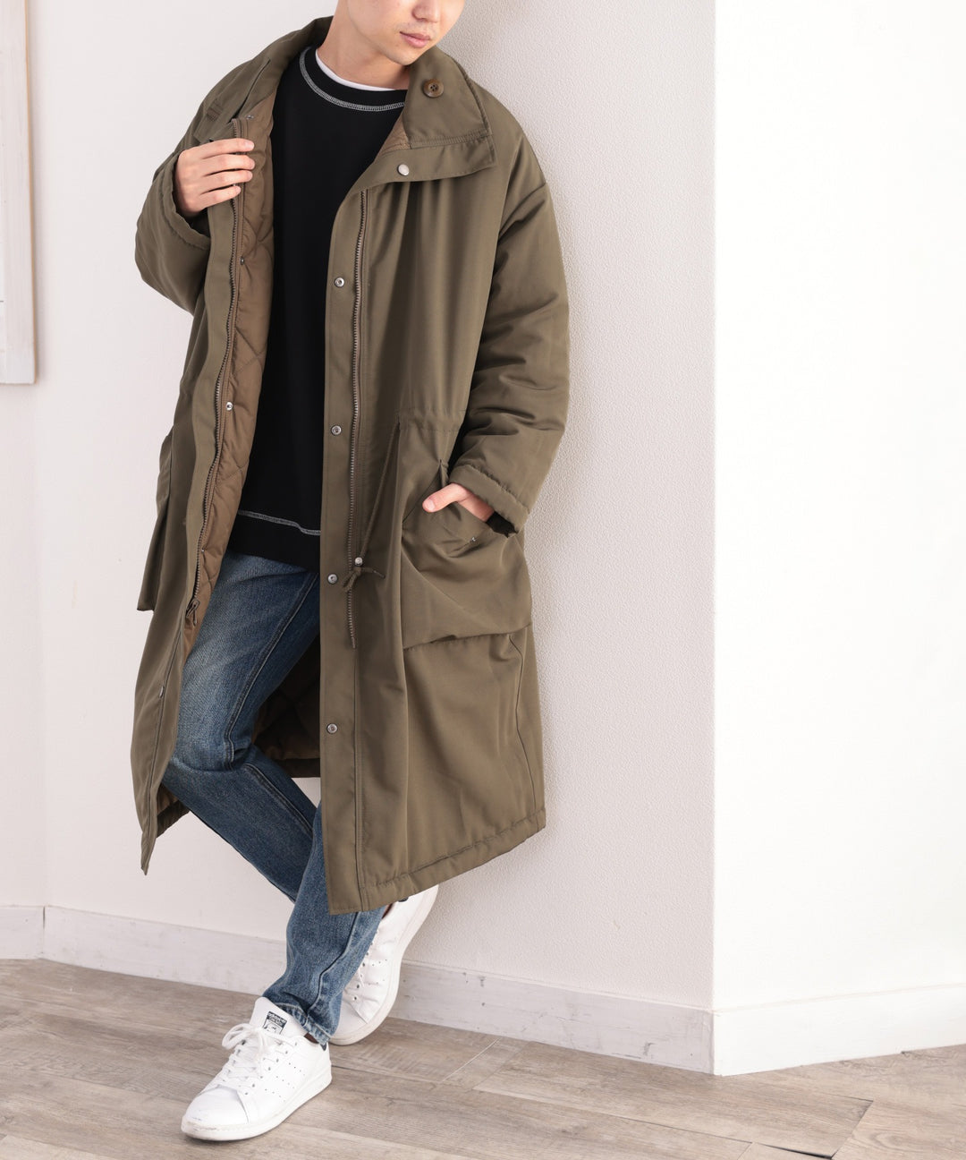 暖か万能！2wayリバーシブルモッズコート ce0420029 – Classical Elf