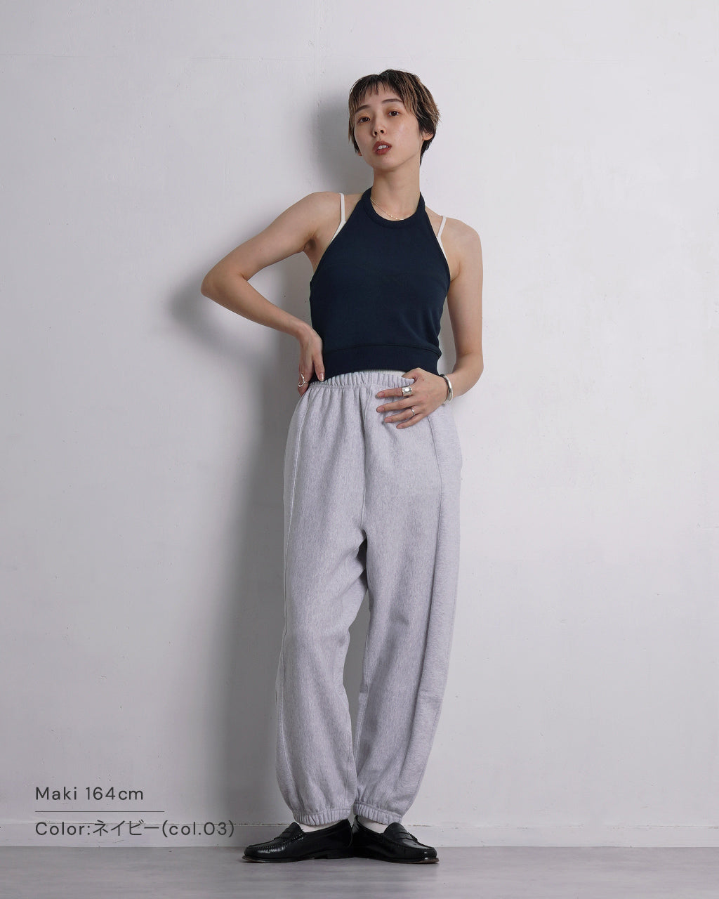 JUN MIKAMI ｜outlet｜スウェットホルターネック トップス ビスチェ