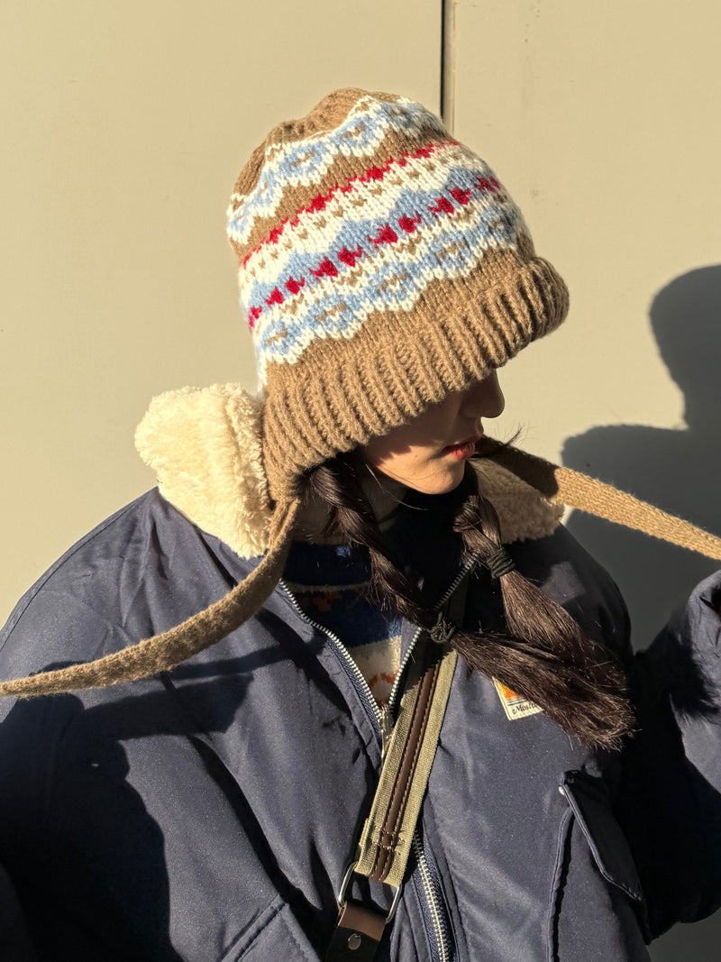 ノルディック柄ニット帽 DPA43546 – CRAMMY